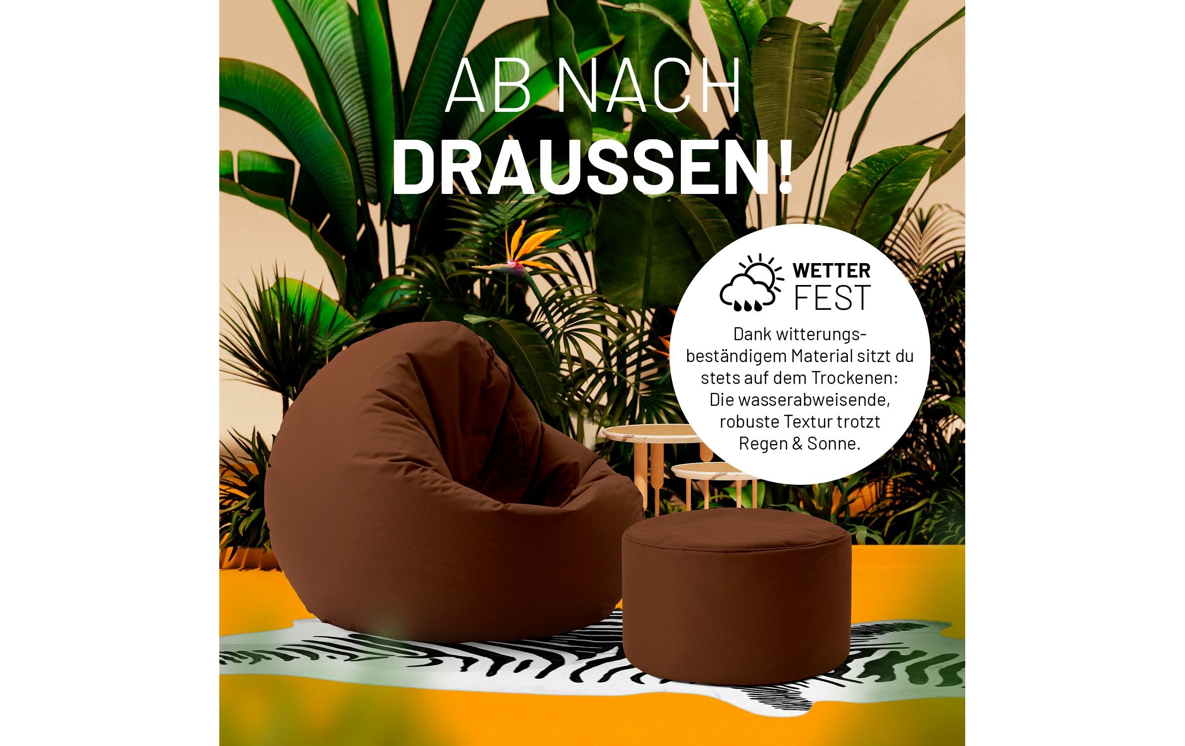 Lumaland Sitzsack »45 x 25 cm«, (1 St.)