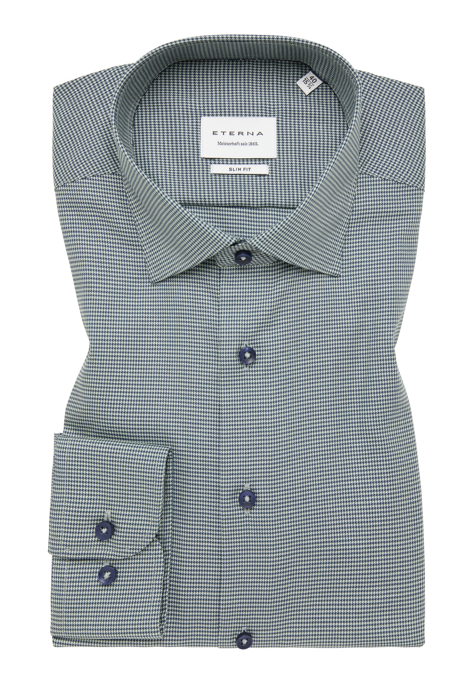 Eterna Langarmhemd »SLIM FIT« NON IRON (bügelfrei)