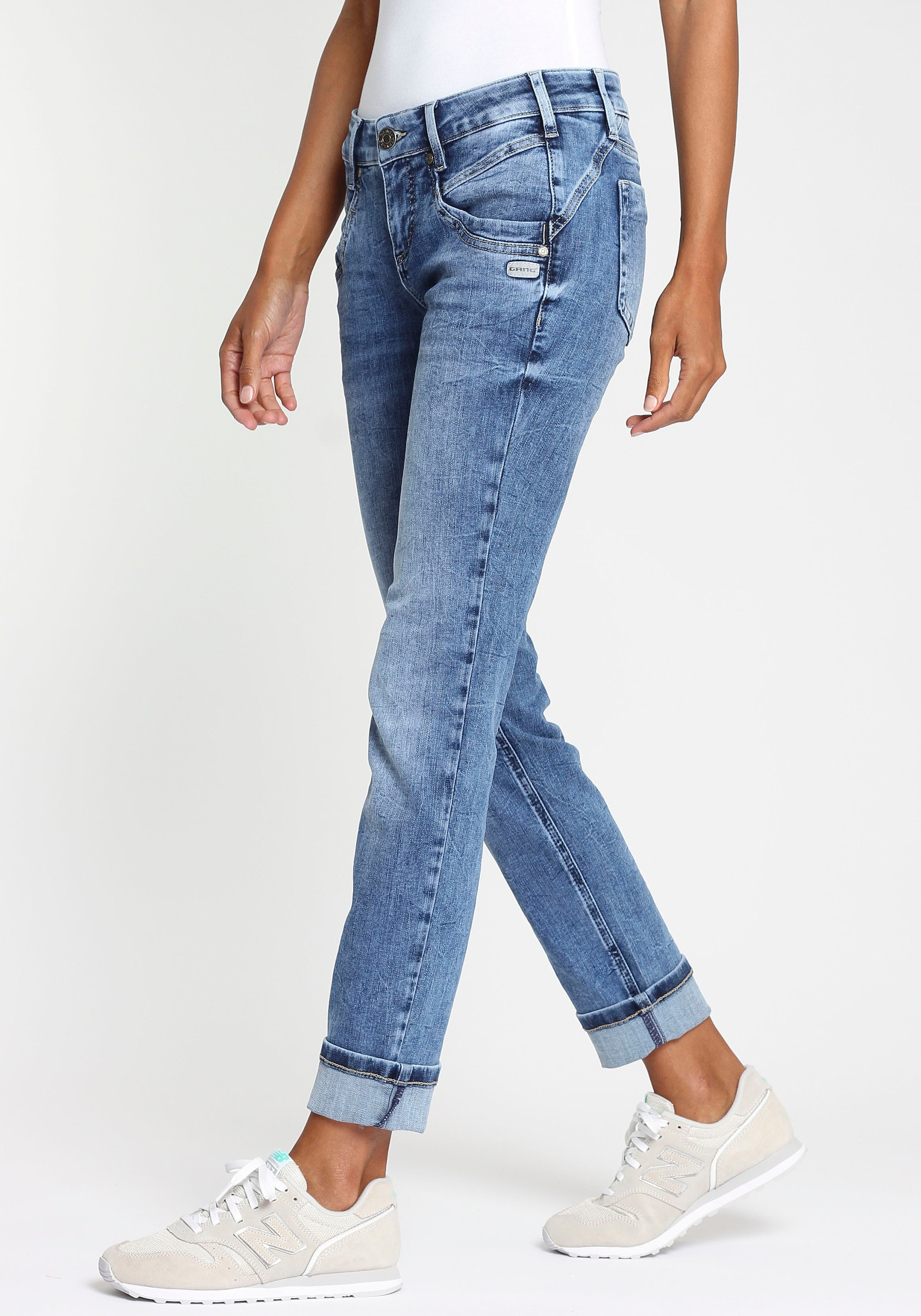 GANG Slim-fit-Jeans »94JOJO«, Bewegungsfreiheit mit grosser Formstabilität
