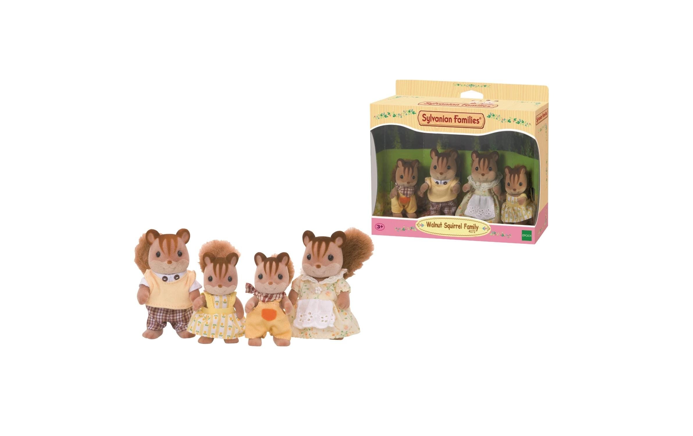 Sylvanian Families Spielfigur »Walnuss Eichhörnchen Familie«