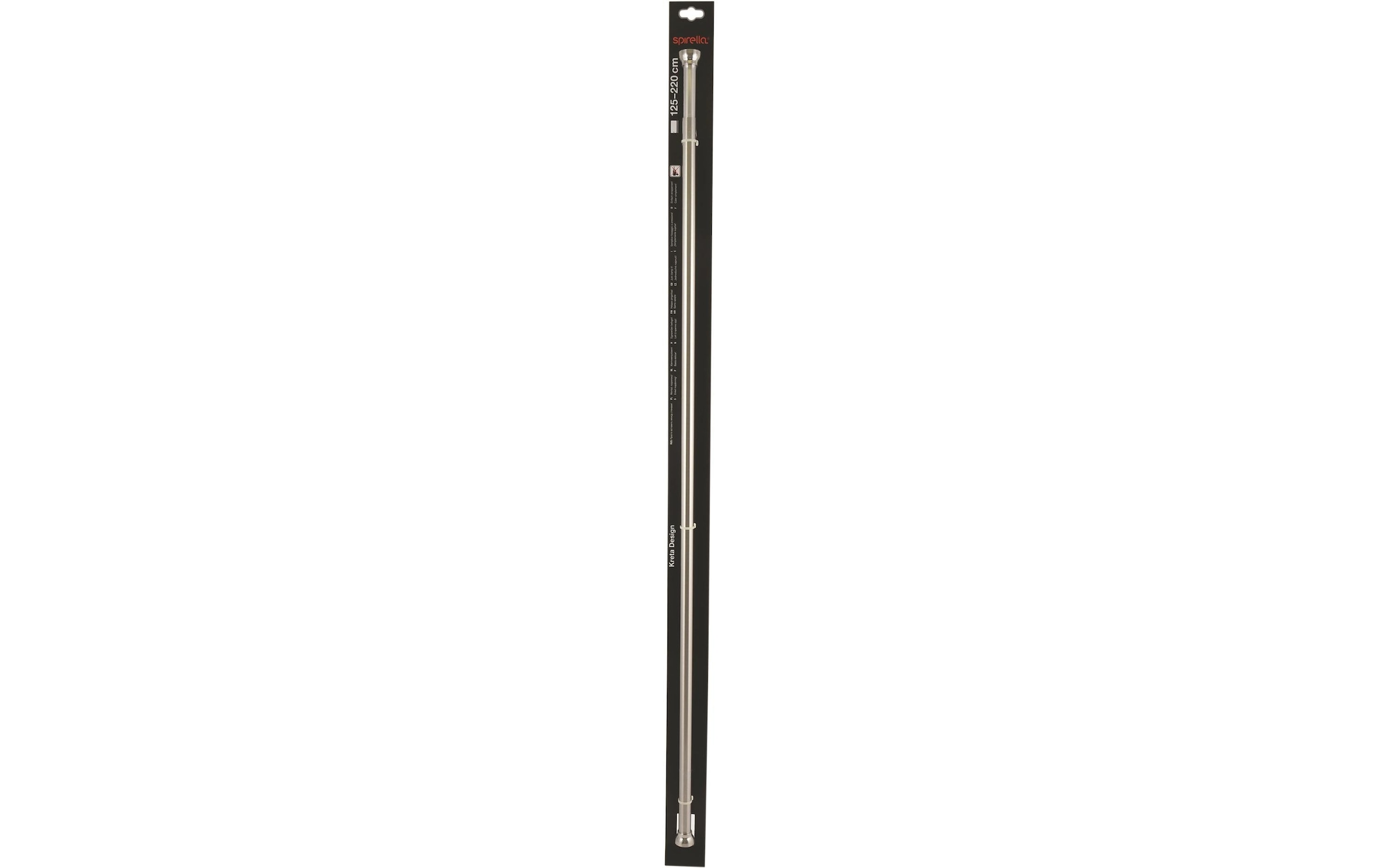 spirella Duschvorhangstange »Kreta 125/220 x 2,1 cm« Ø 2,1 mm 1 läufig-läufig