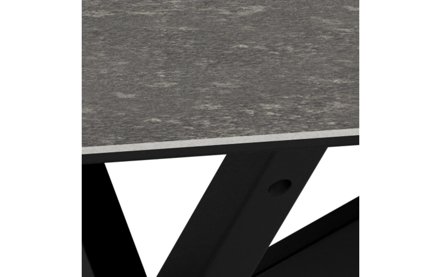 AC Design Table basse »Hanna« mit einer schwarzen Keramik-Optik Tischplatte, Breite 130 cm