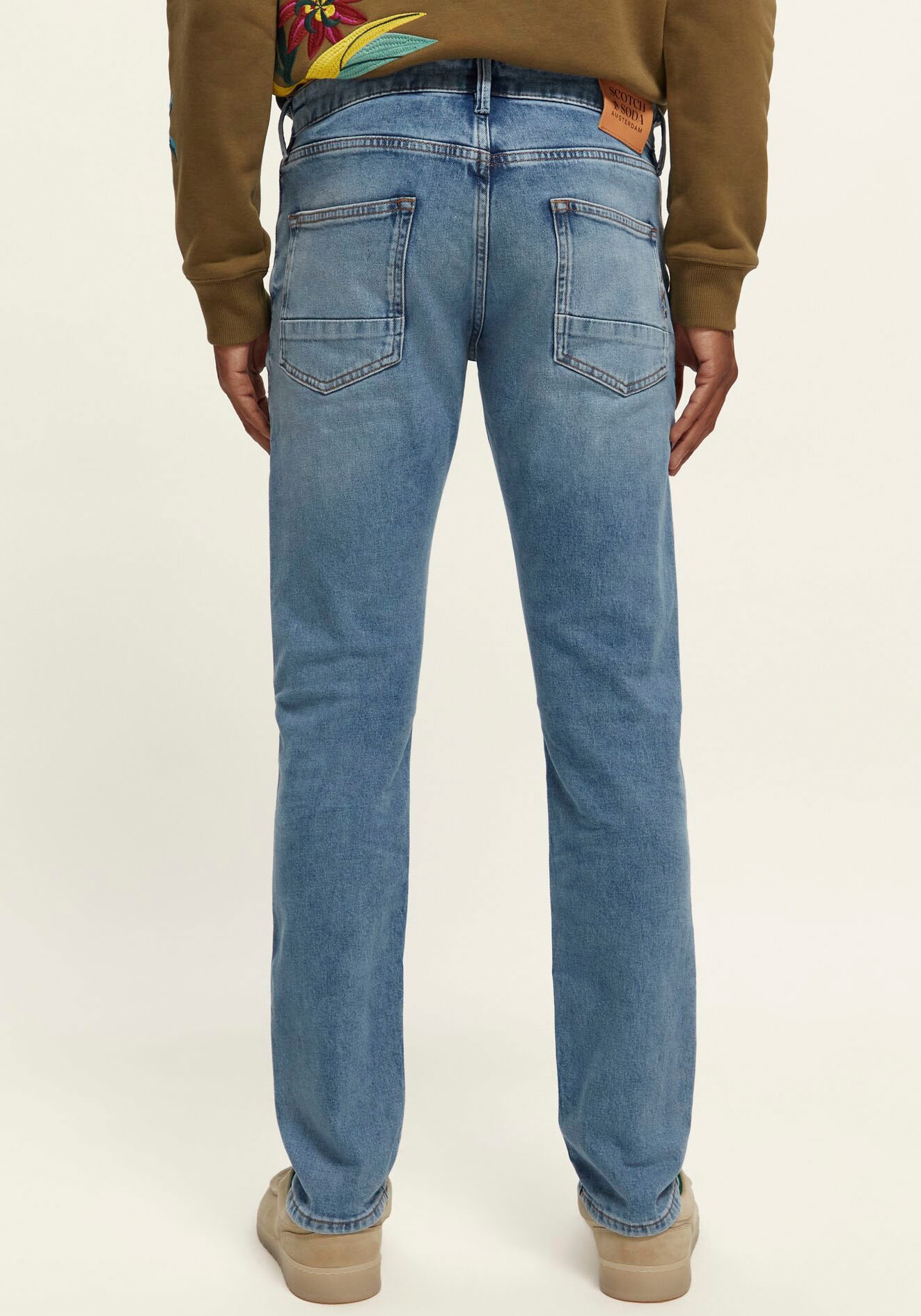 Scotch & Soda Slim-fit-Jeans »Ralston regular slim jeans,Blauw Breath«, mit Faded-out Effekten