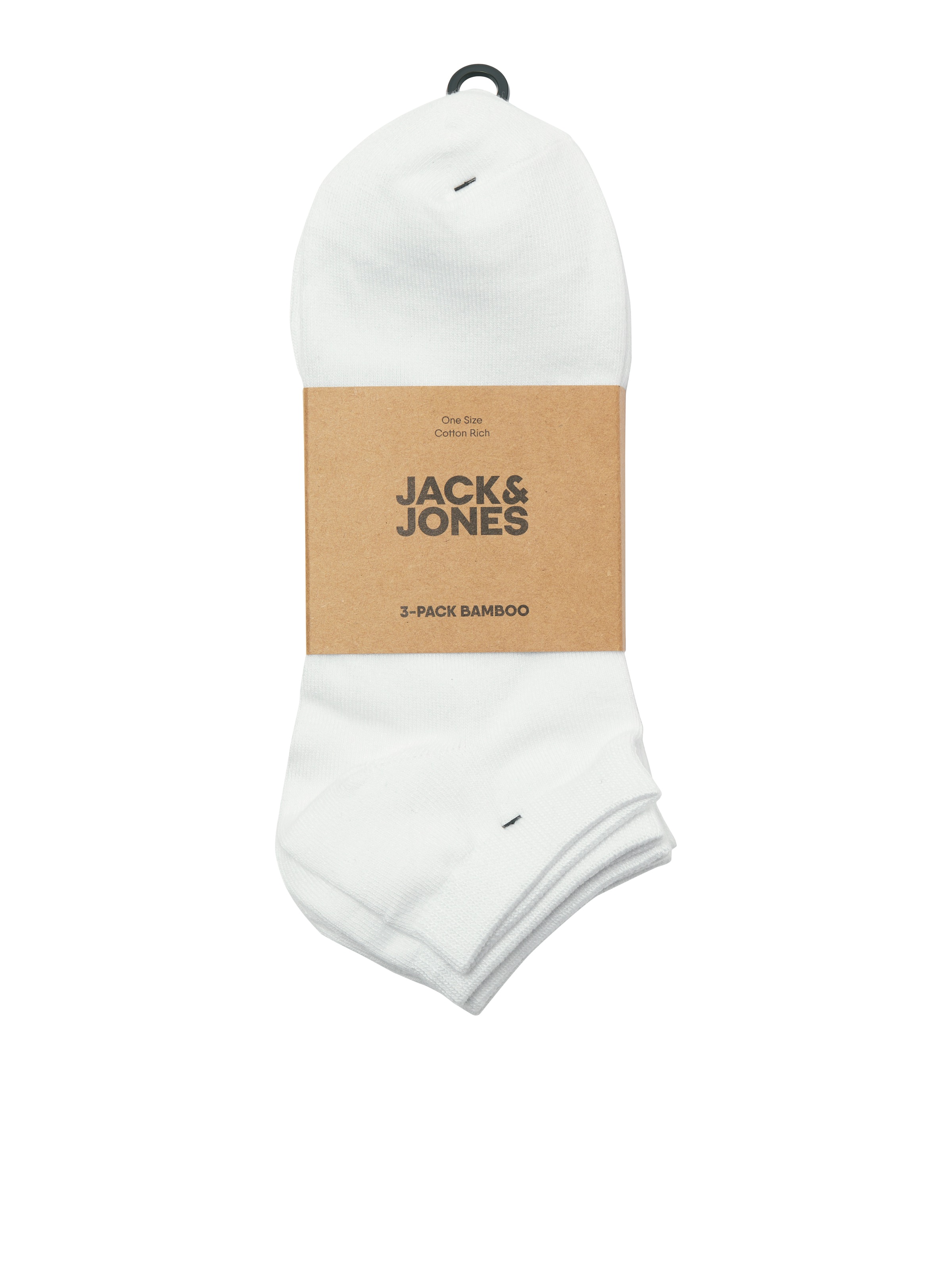 Jack & Jones »JACBASIC BAMBOO SHORT SOCK 3 PACK NOOS« Packung, 3 Paar tlg. mit hochwertiger Materialzusammensetzung
