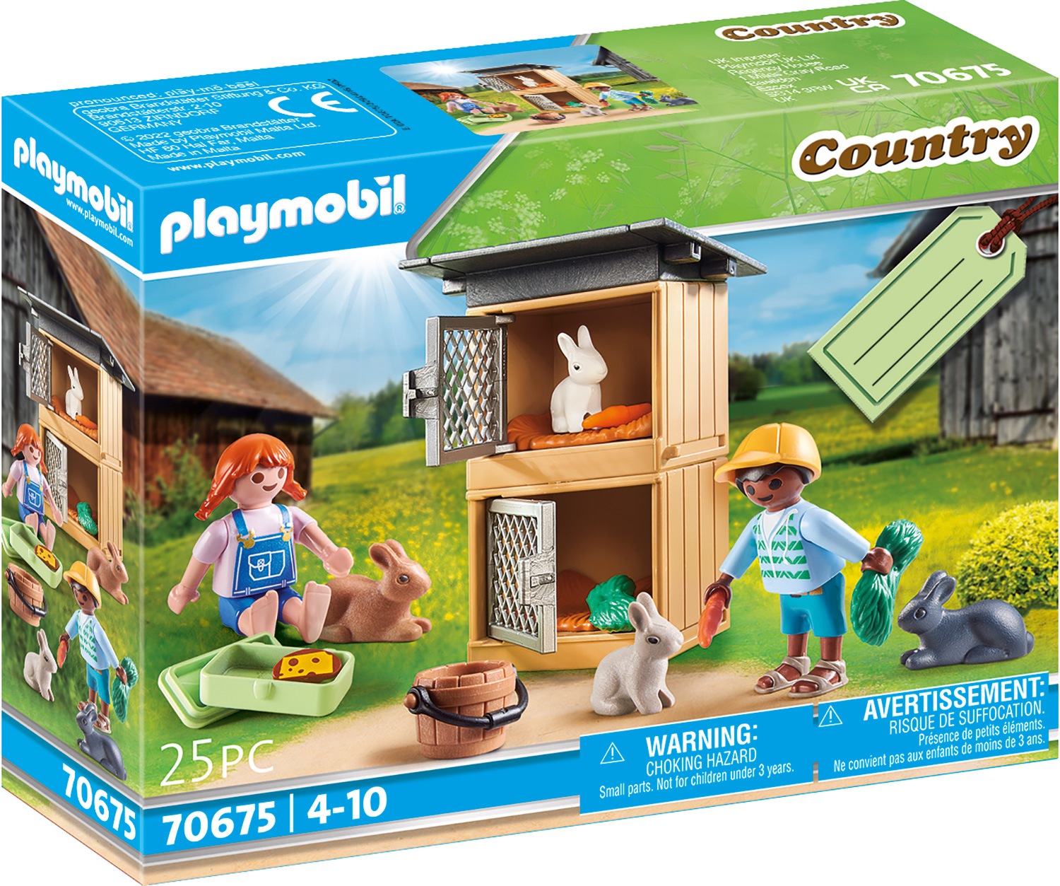 Image of Playmobil® Konstruktions-Spielset »Geschenkset Kaninchenfütterung (70675), Country«, (25 St.), Made in Europe bei Ackermann Versand Schweiz