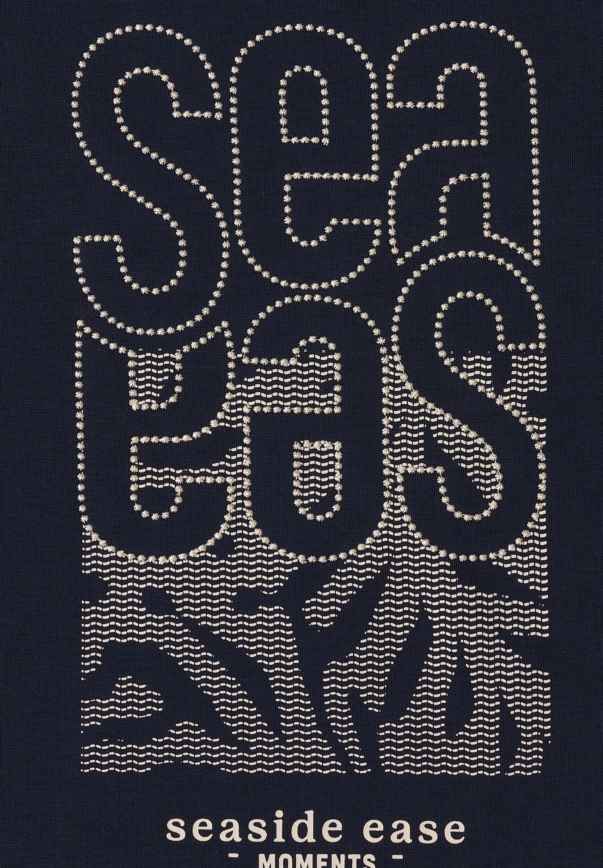 Cecil T-shirt à manches longues modernes Front-Artwork mit Stickerei