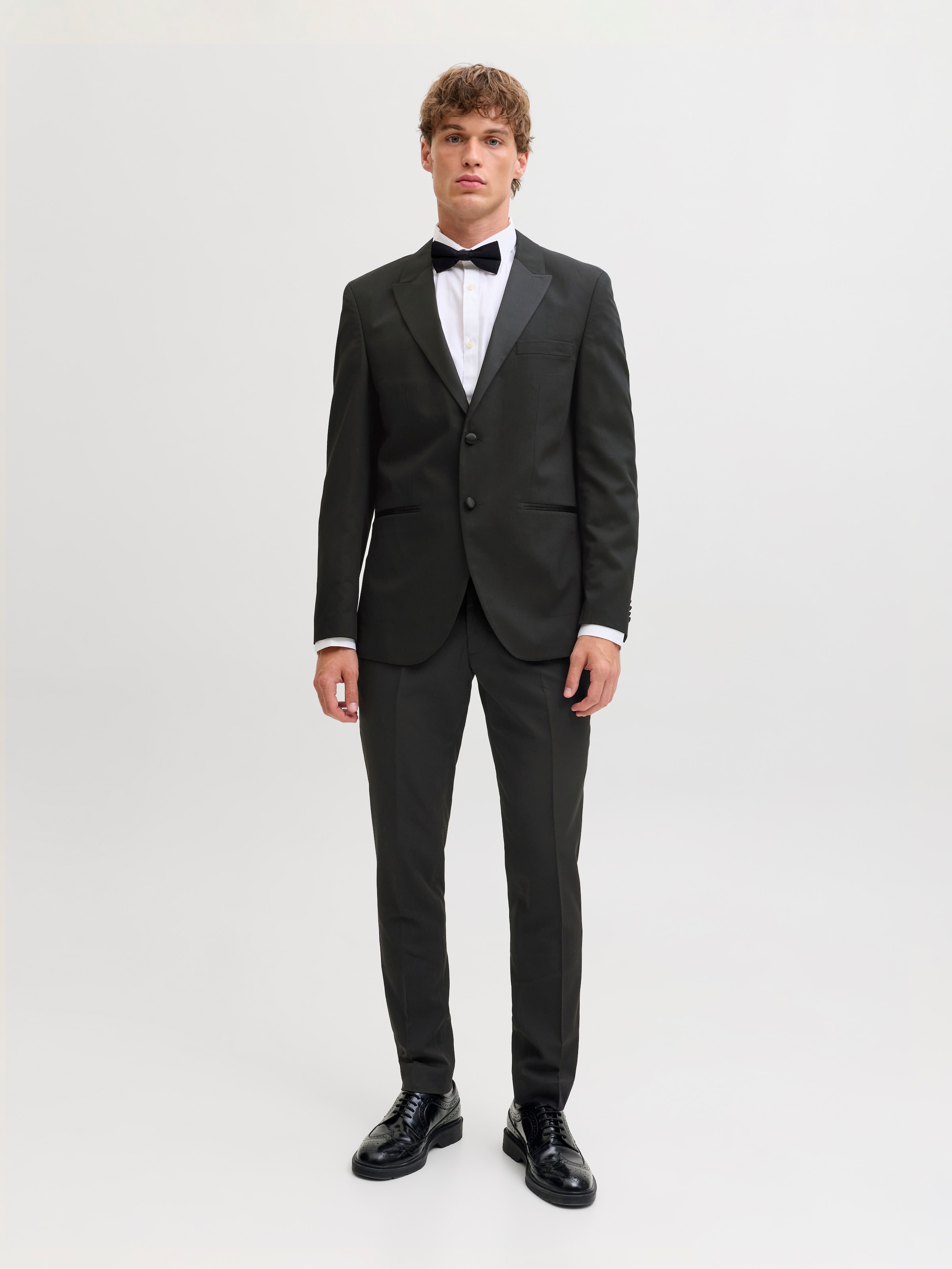 Jack & Jones Pantalon de costume »JPRFRANCO  Hose mit schmalem Bein und cleanem Look«  meliert, modisch, slim fit, Kunstfaser