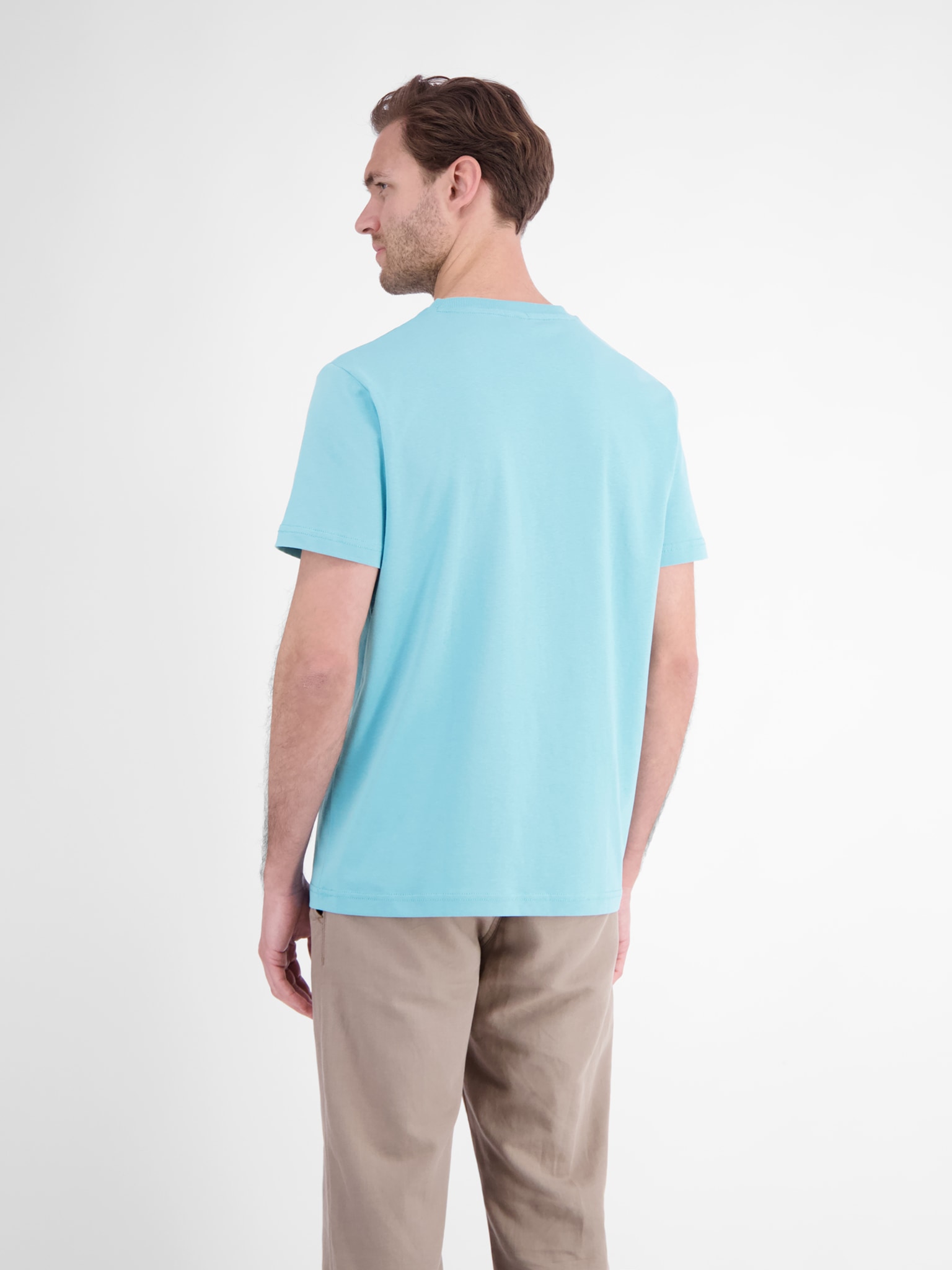 LERROS T-shirt imprimé coupe régulière, design manches courtes, avec imprimé voyant