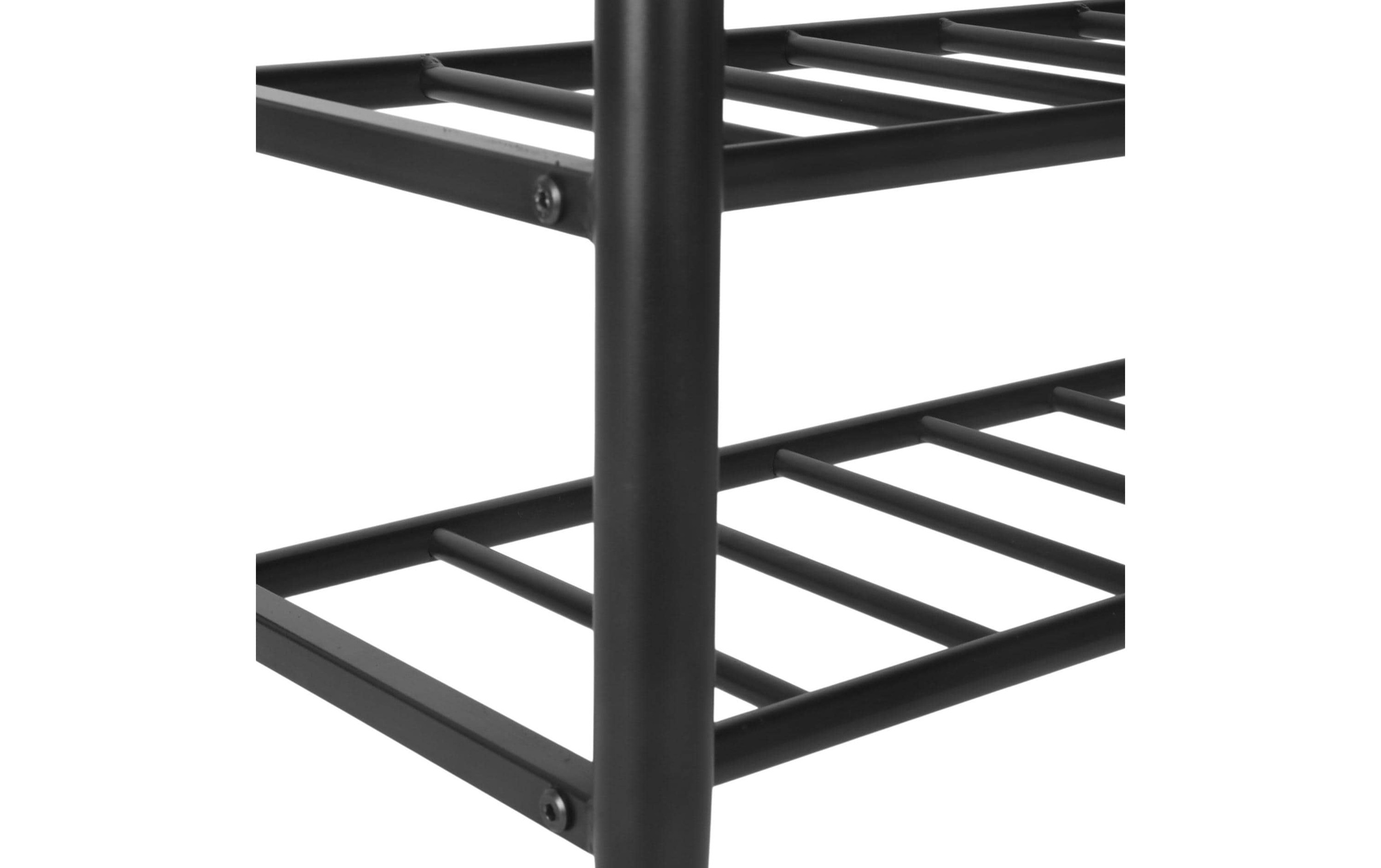 relaxdays Banc à chaussures »mit zwei Ablagen 80 x 50 cm«