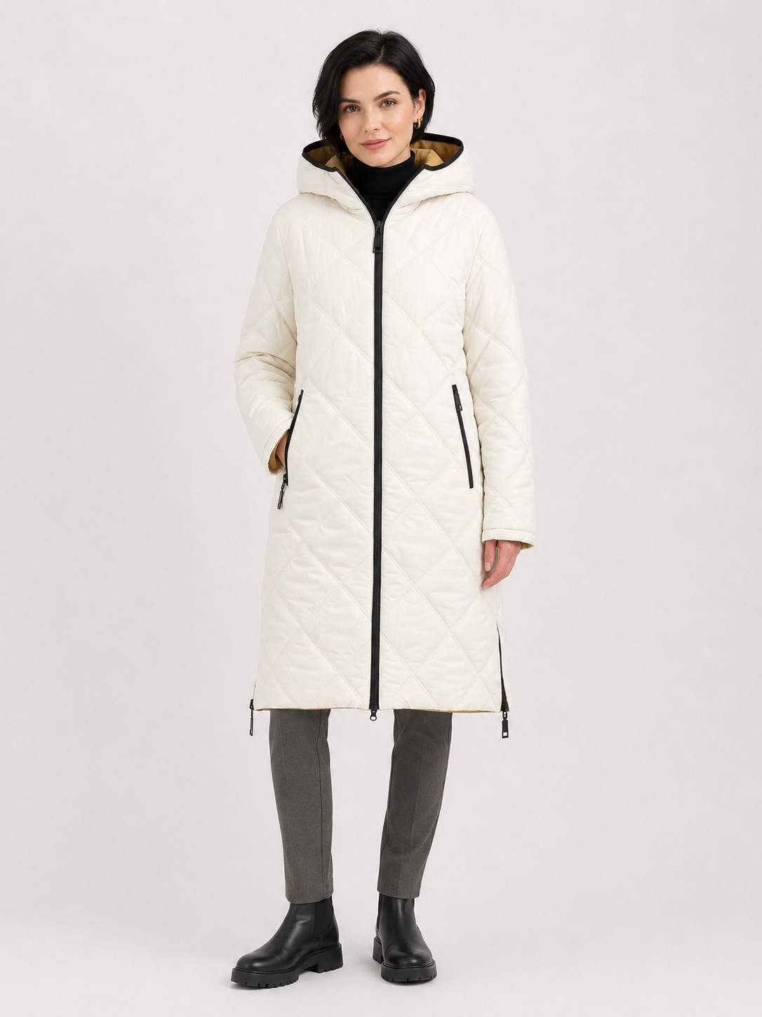 LPO Veste matelassée »NAKITA WMN Wendemantel Steppmantel« Manteau réversible