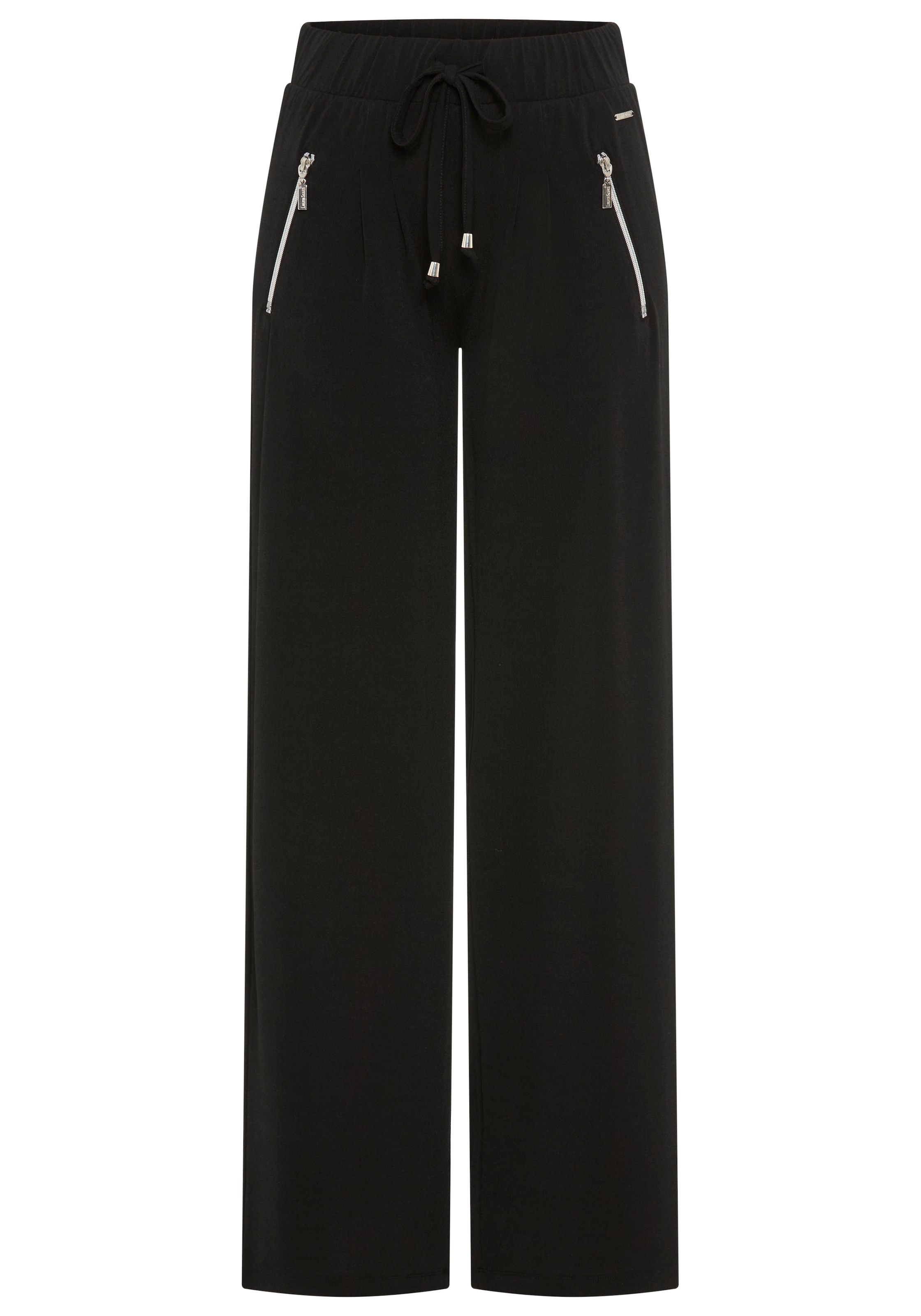 Laura Scott Jerseyhose, Bequemer Stoff mit Reissverschlusstaschen