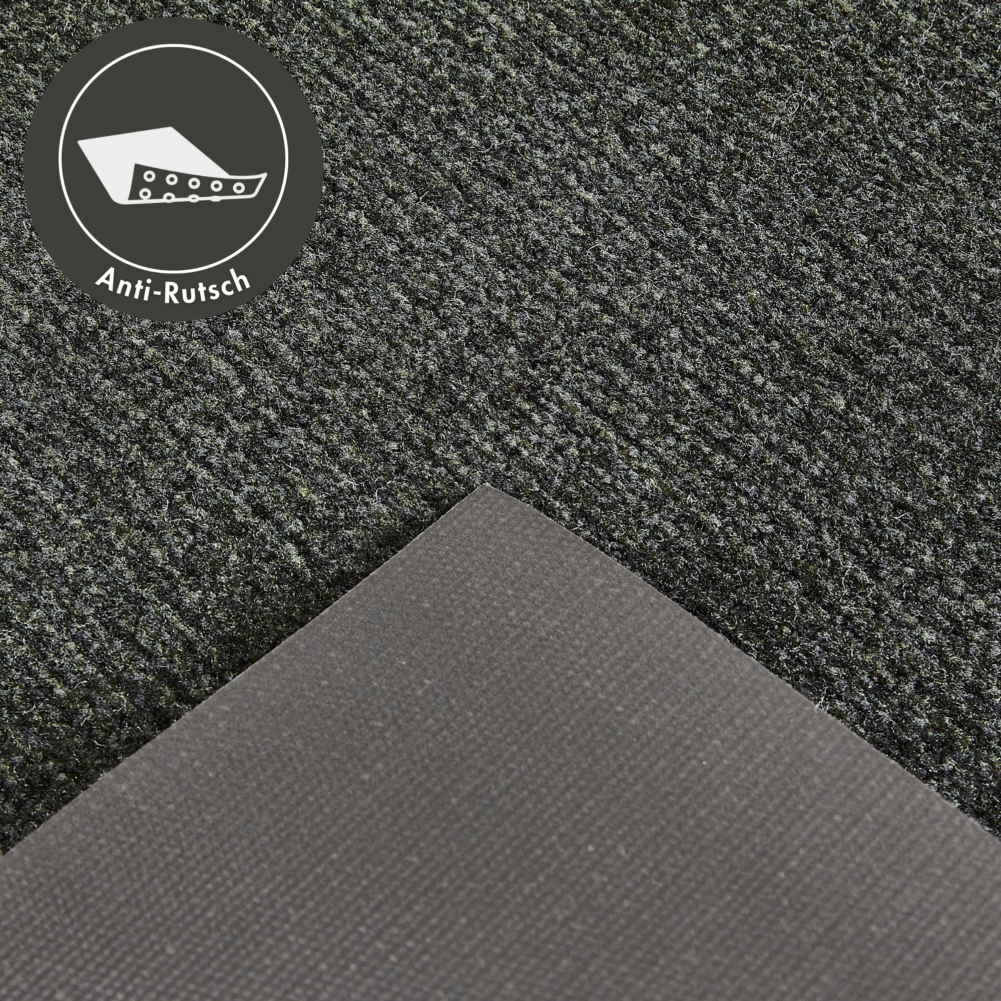 Barbara Becker Fussmatte »Gentle Schmutzfangmatte & Läufer, Made in Belgium« rechteckig 7 mm Höhe Schmutzfangteppich, Schmutzmatte, dezentes Streifen Design, waschbar