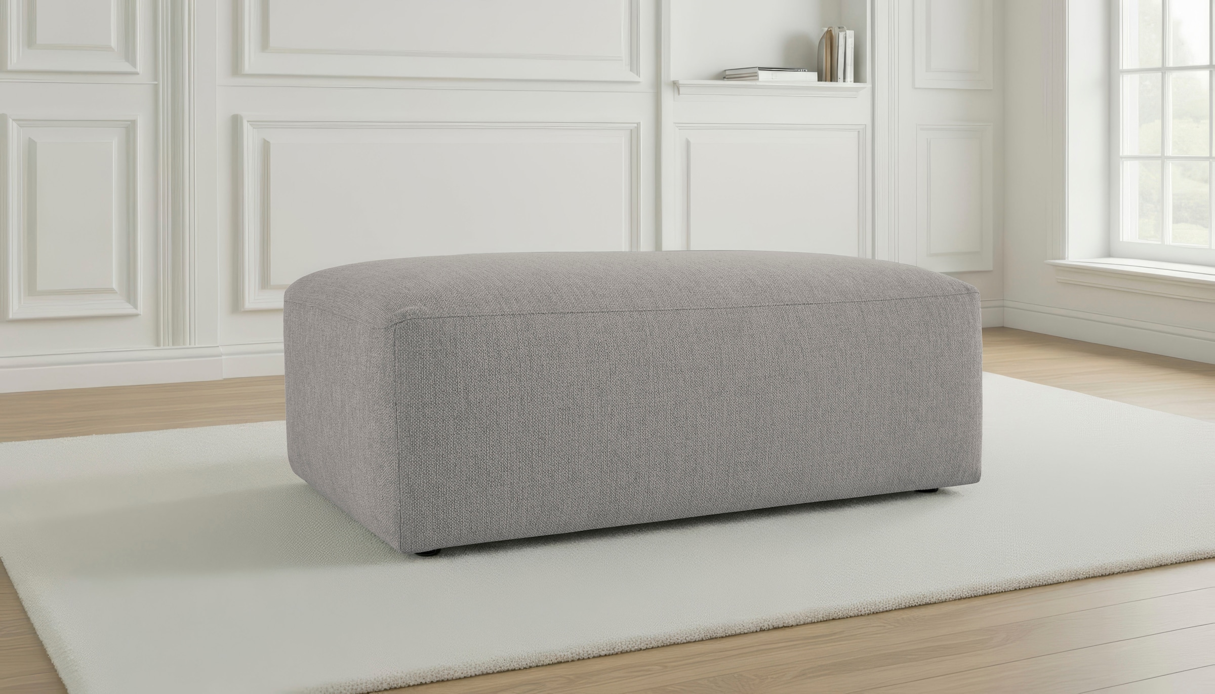 GOODproduct Polsterhocker »Koa, Hocker, passend zur Modulserie KOA« in Webstoff, weicher Lounge-Sitzkomfort