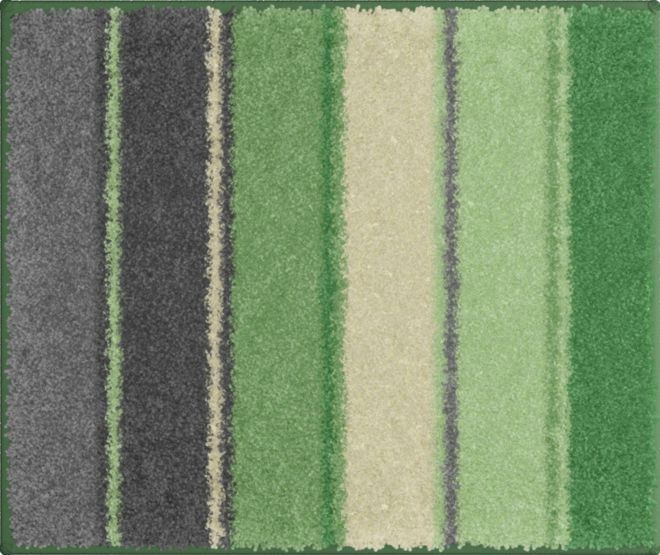Grund Badematte »Summertime«, rutschhemmend beschichtet, fussbodenheizungsgeeignet, bunte Badematte mit Streifen