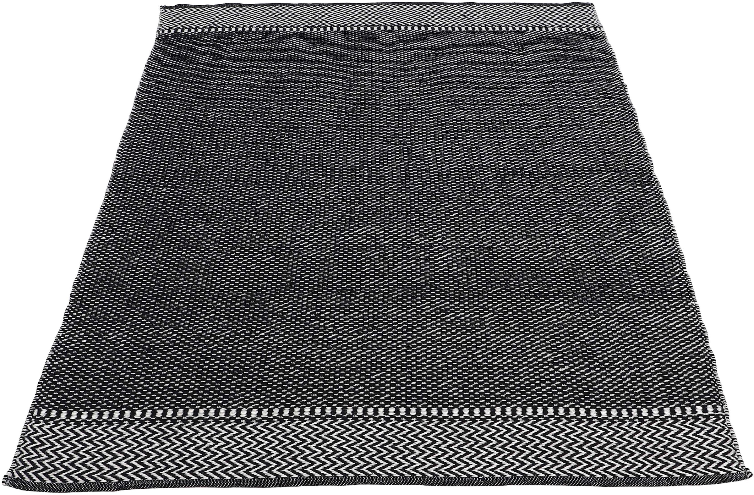 carpetfine Teppich »Frida 205«, 7 mm Höhe, Wendeteppich, 100% recyceltem Material (PET), Flachgewebe, Sisal Optik, Pflegeleicht und Robust, In- und Outdoor geeignet, Wetterfest und UV-beständig für Balkon, Terrasse, Garten, Wohn- und Schlafzimmer