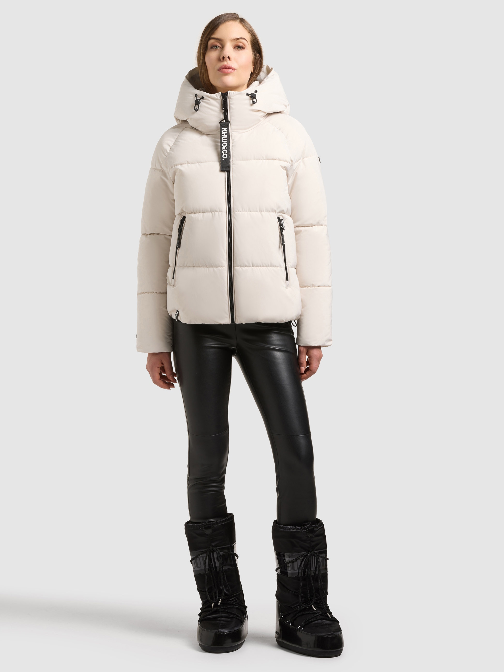 khujo Steppjacke »ONO2« mit Kapuze Loose Fit
