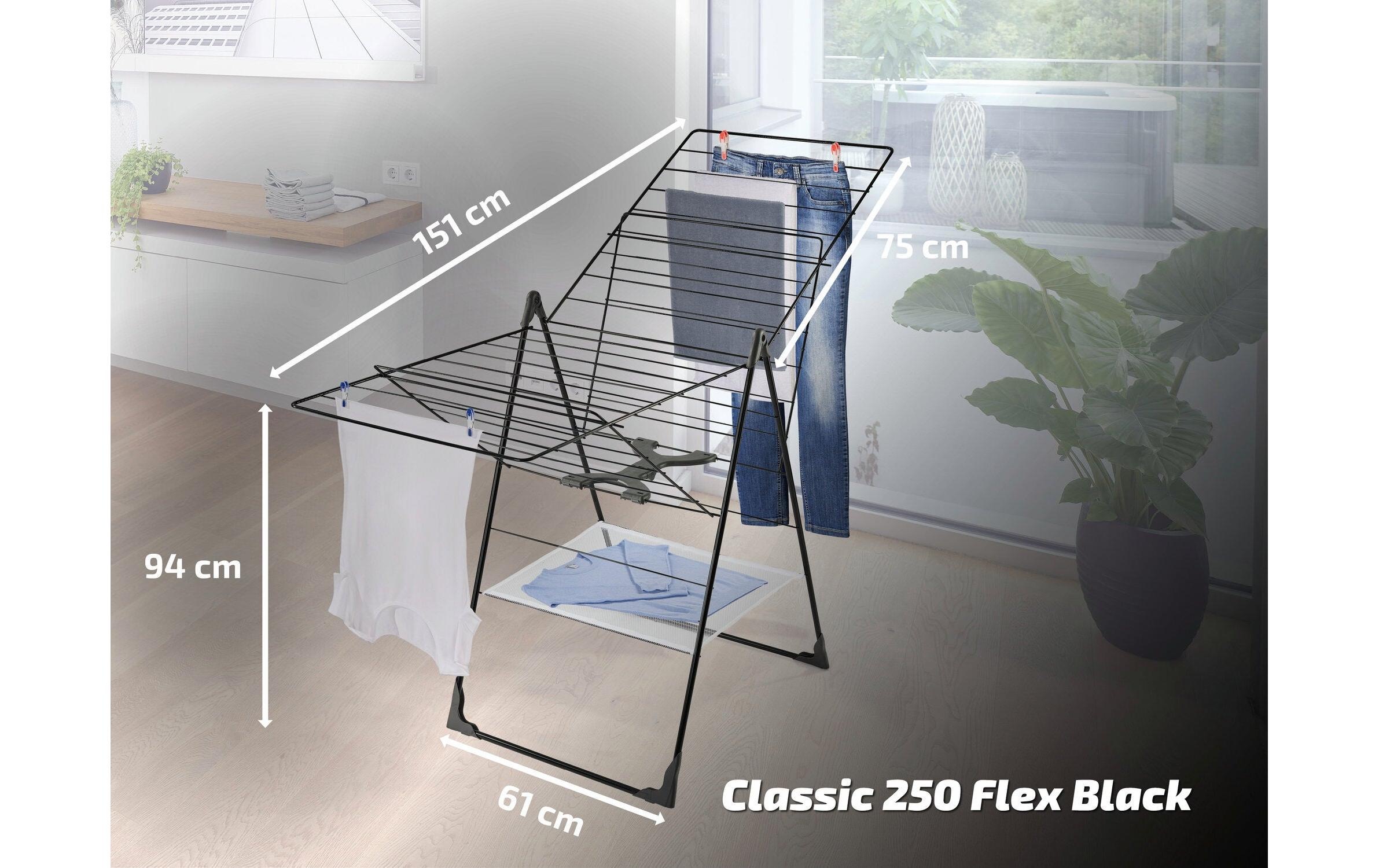 Image of Leifheit Wäscheständer "Classic 250 Flex Black 25 m"