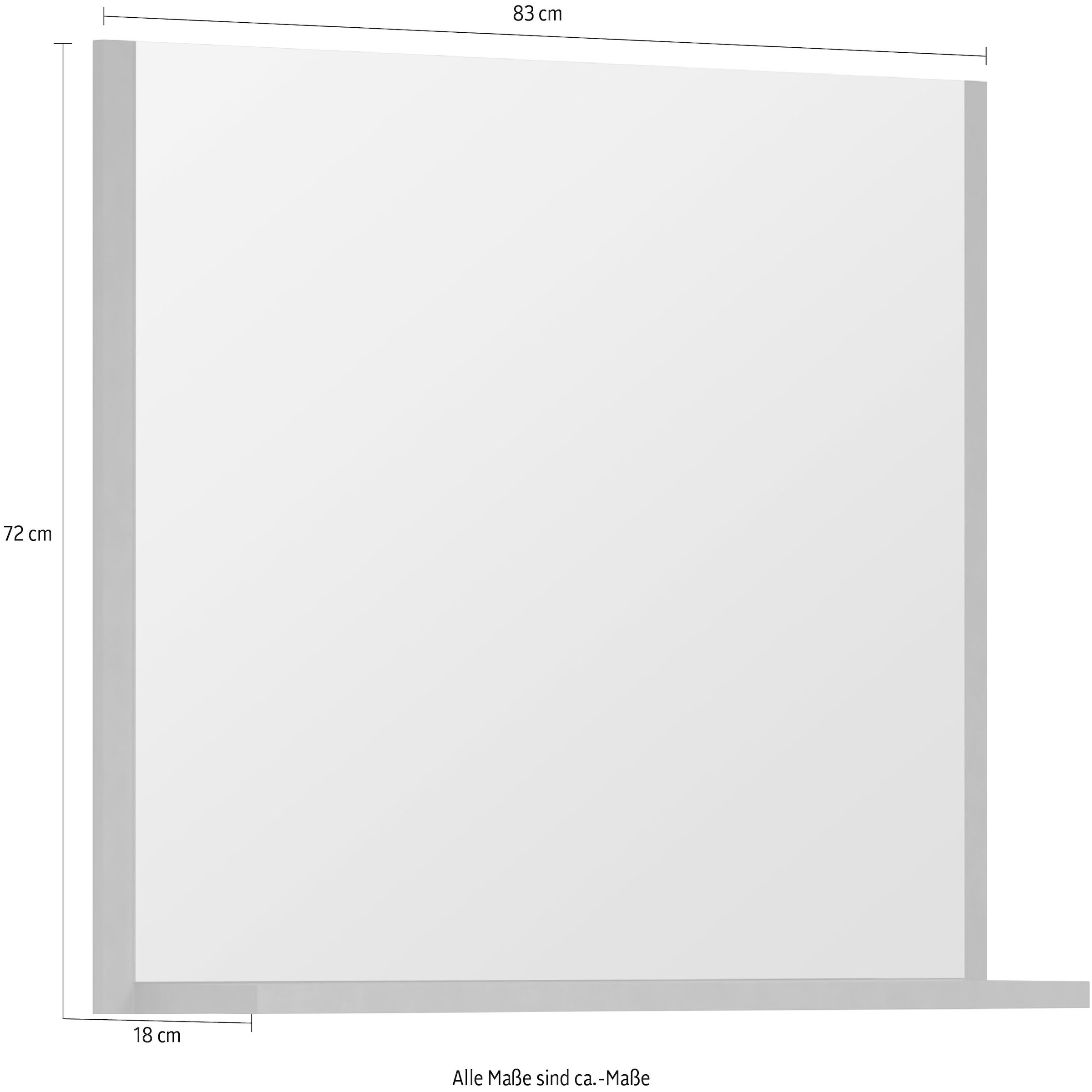 trendteam Spiegel »Otis« Garderobenspiegel mit Ablagefläche - Masse (B/T/H) 83/18/72 cm