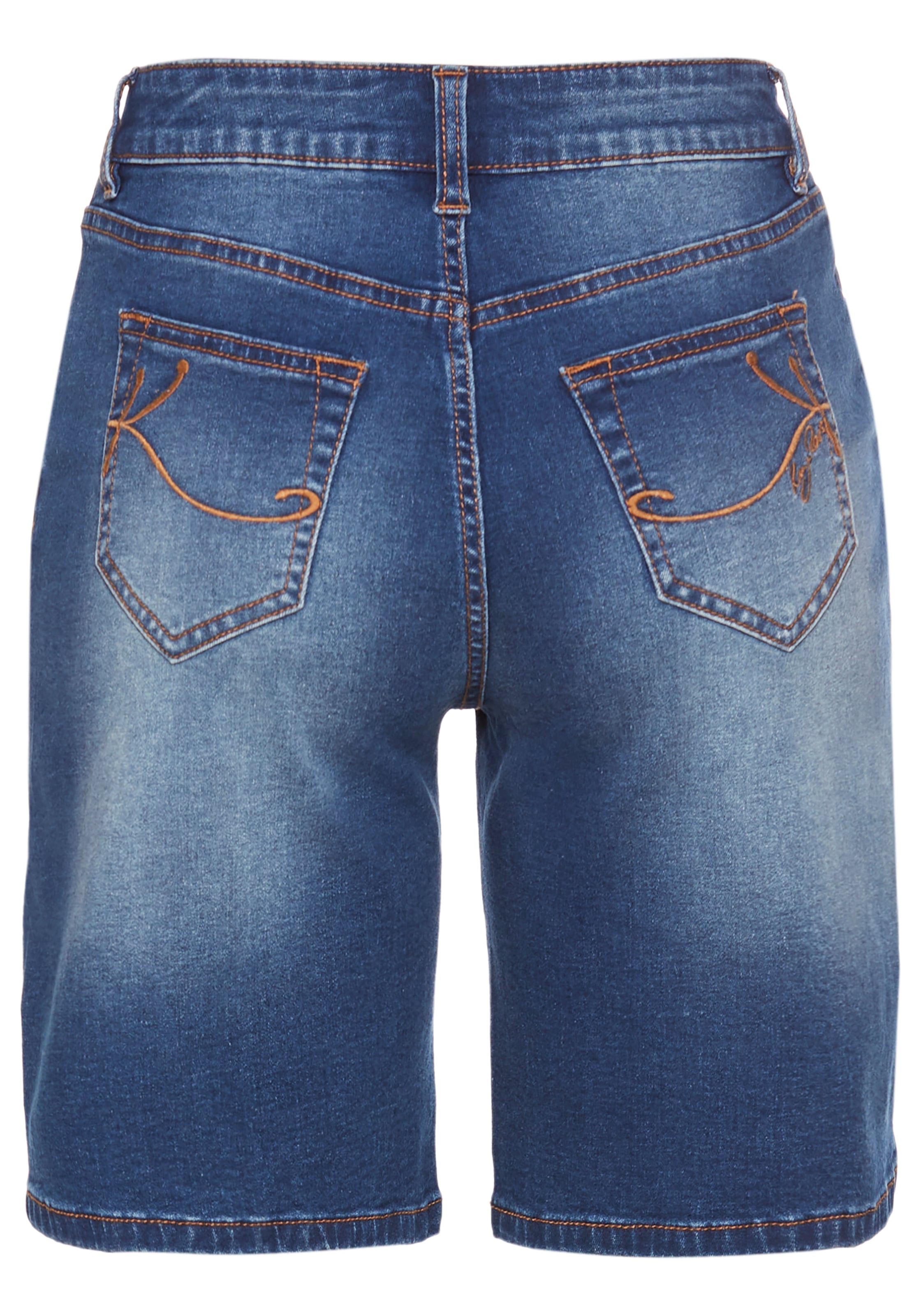 KangaROOS Jeansbermudas, High Waist