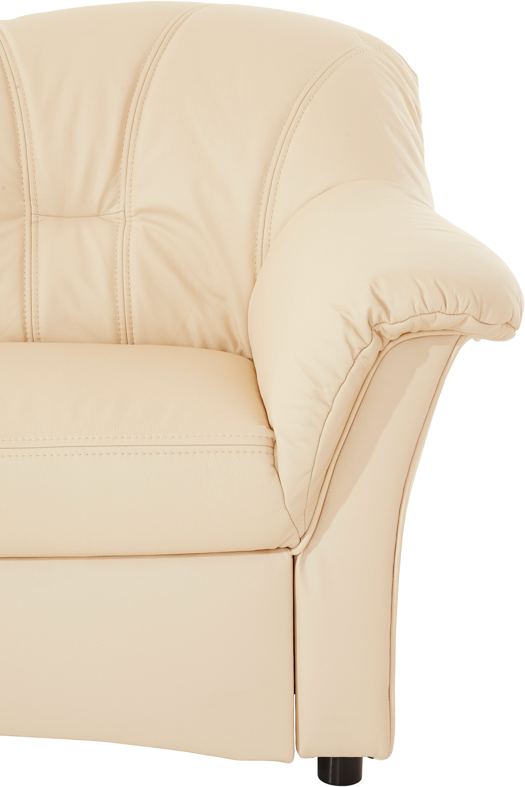 DOMO collection Ecksofa »Flores Schlafsofa, B/T/H: 233/142/86 cm, L-Form«, wahlweise mit Bettfunktion, wahlweise mit Federkern, auch in Leder