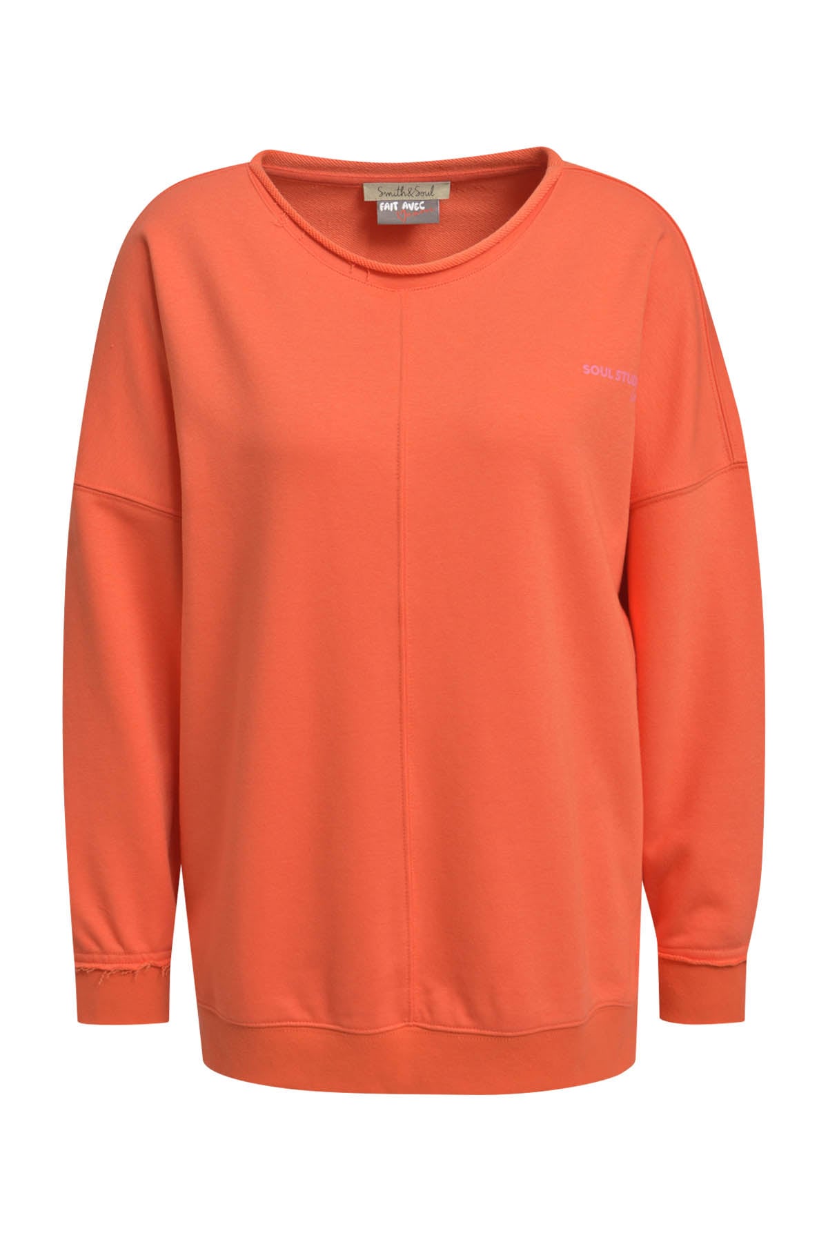 Image of Smith & Soul Sweatshirt, im Oversized Fit, Print