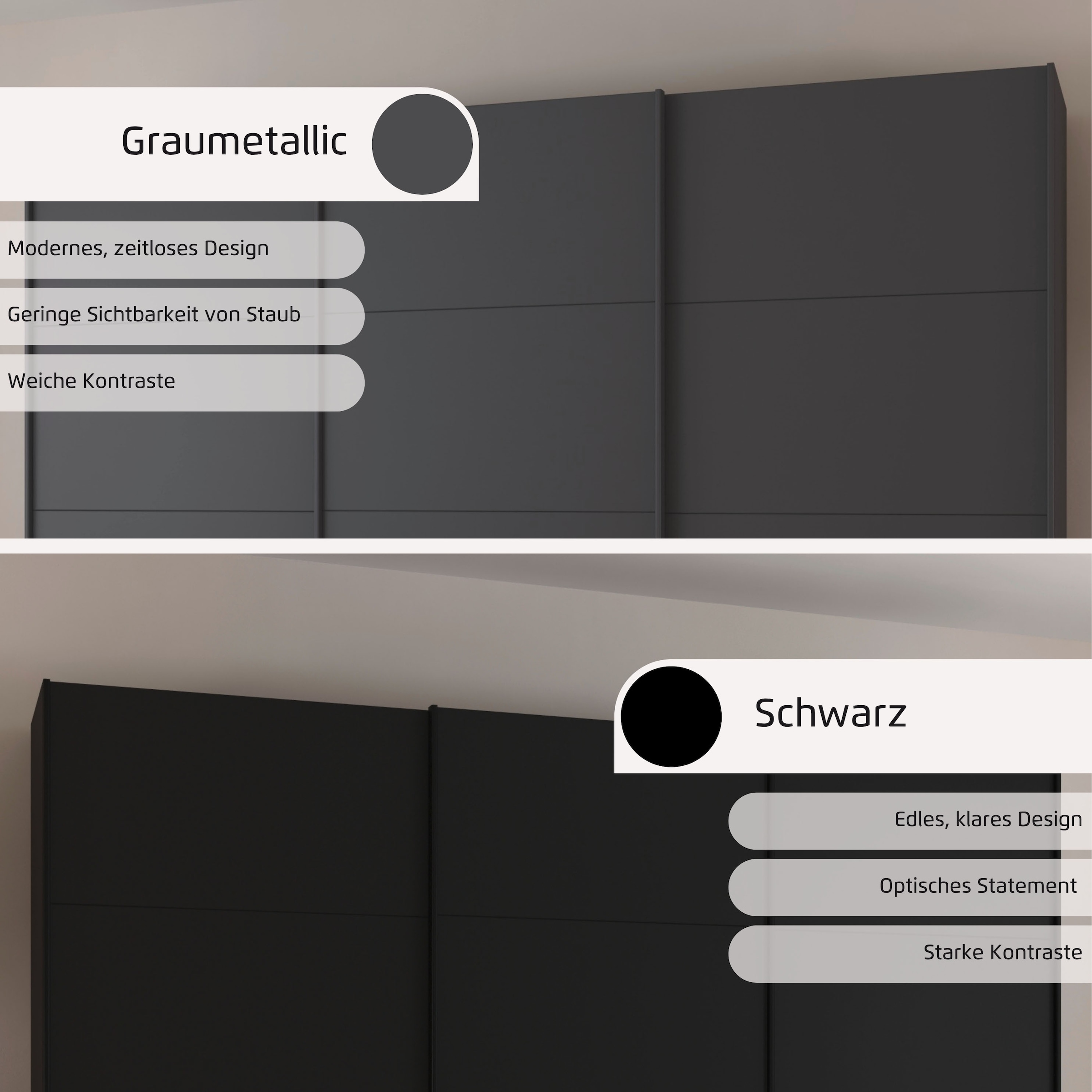 GOODproduct Kleiderschrank »Mehrzweckschrank Aktenschrank Möbel Mietswohnung TOPSELLER OTELI« 3 Ausstattungen BASIC/CLASSIC/PREMIUM (inkl. SOFT-CLOSE-FUNKTION),  Breiten 203/271/315/360 cm Höhen 210/229 cm MADE IN GERMANY