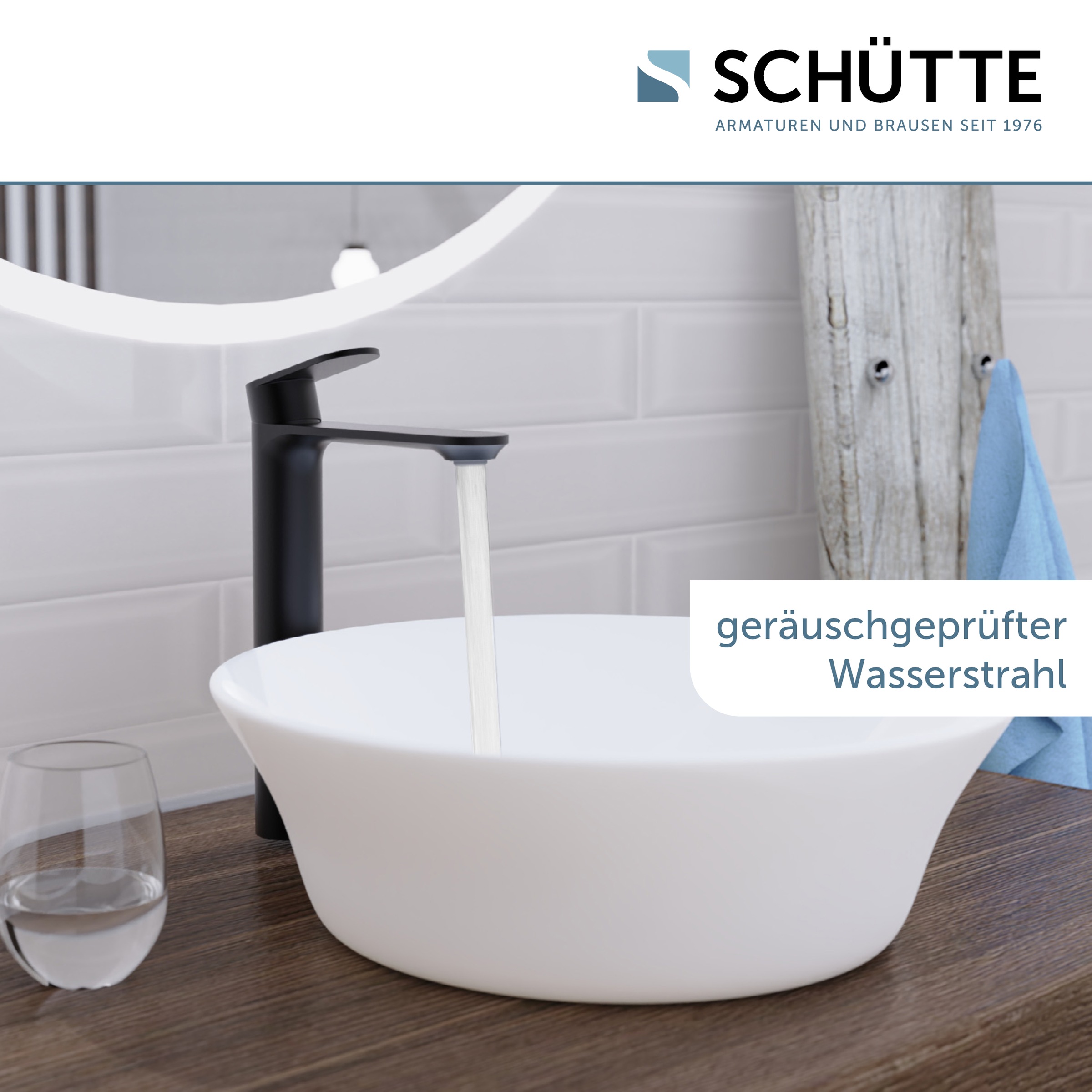 Schütte Robinet de lavabo »MONTANA« Lavabo à bec haut, fonction Cold-Start économe en énergie