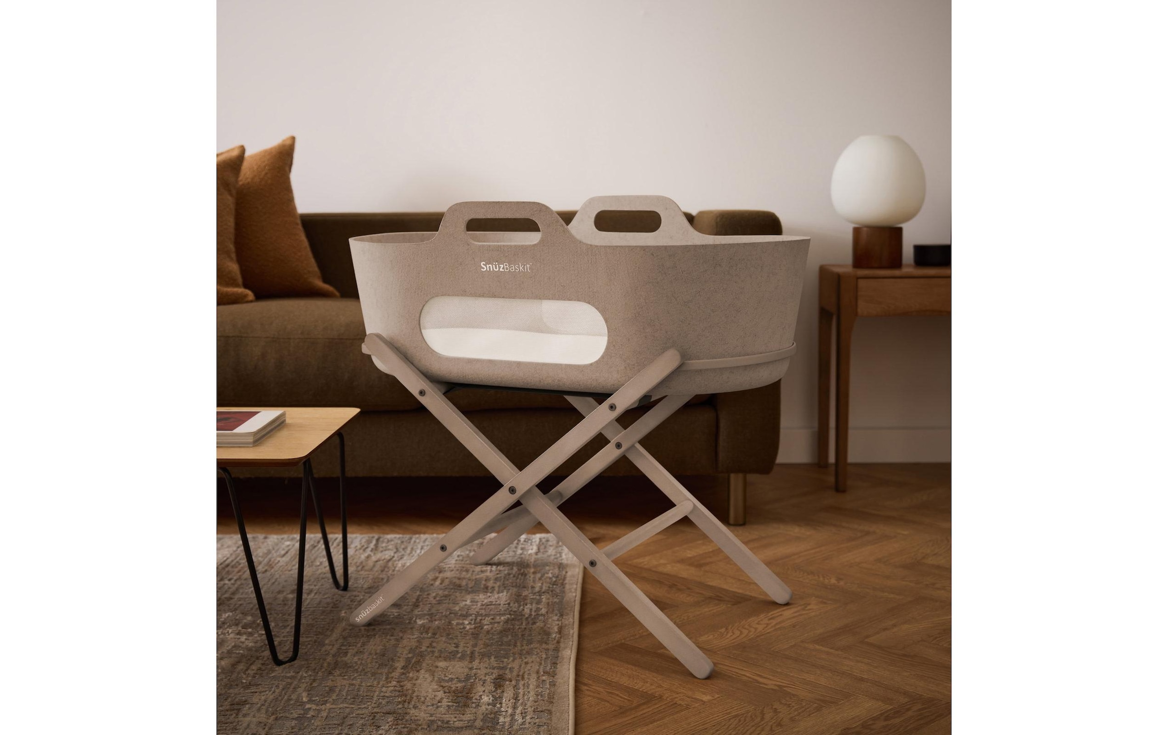   Babybett »Snüz Baskit Moseskorb & Ständer Set Mocha«