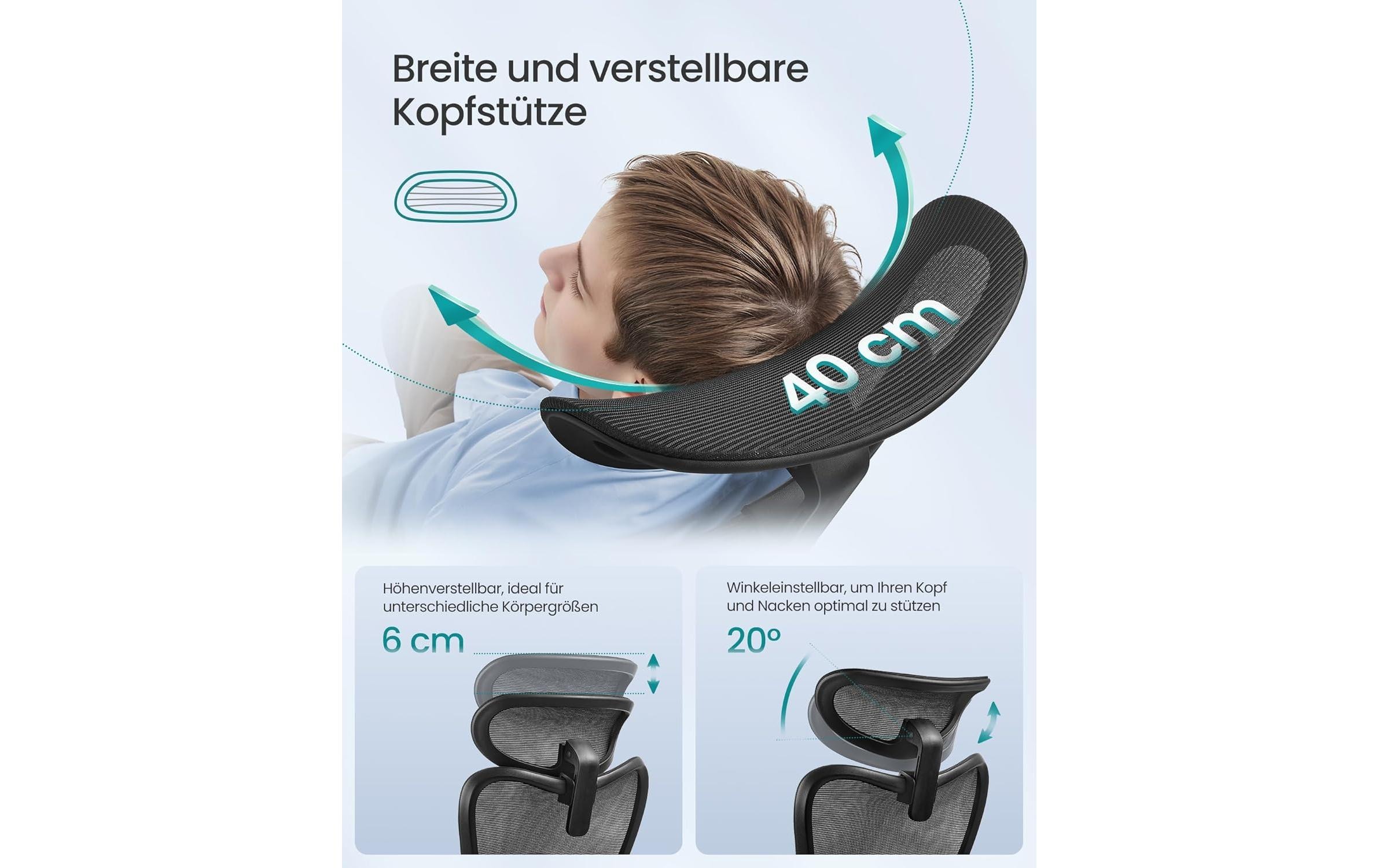 SONGMICS Bürostuhl »mit Armlehnen« ()