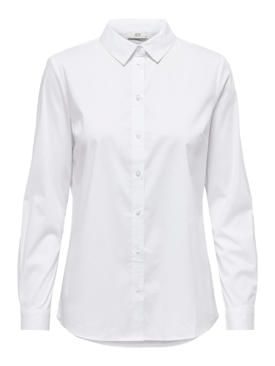 JDY Hemdbluse »JDYMIO L/S SHIRT WVN NOOS«, unifarben oder gestreift