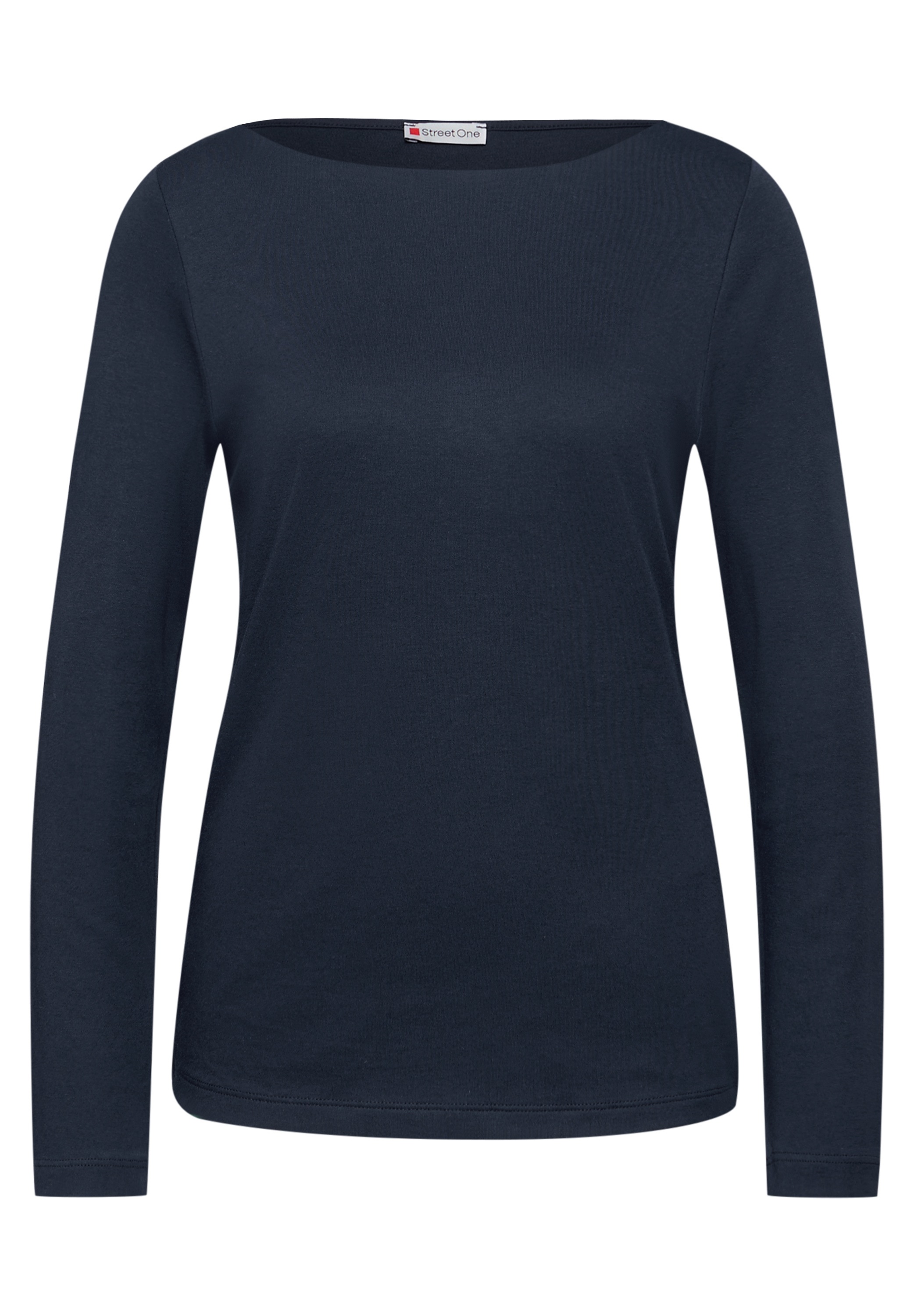 STREET ONE Langarmshirt »Style Lanea« mit U-Boot Ausschnitt