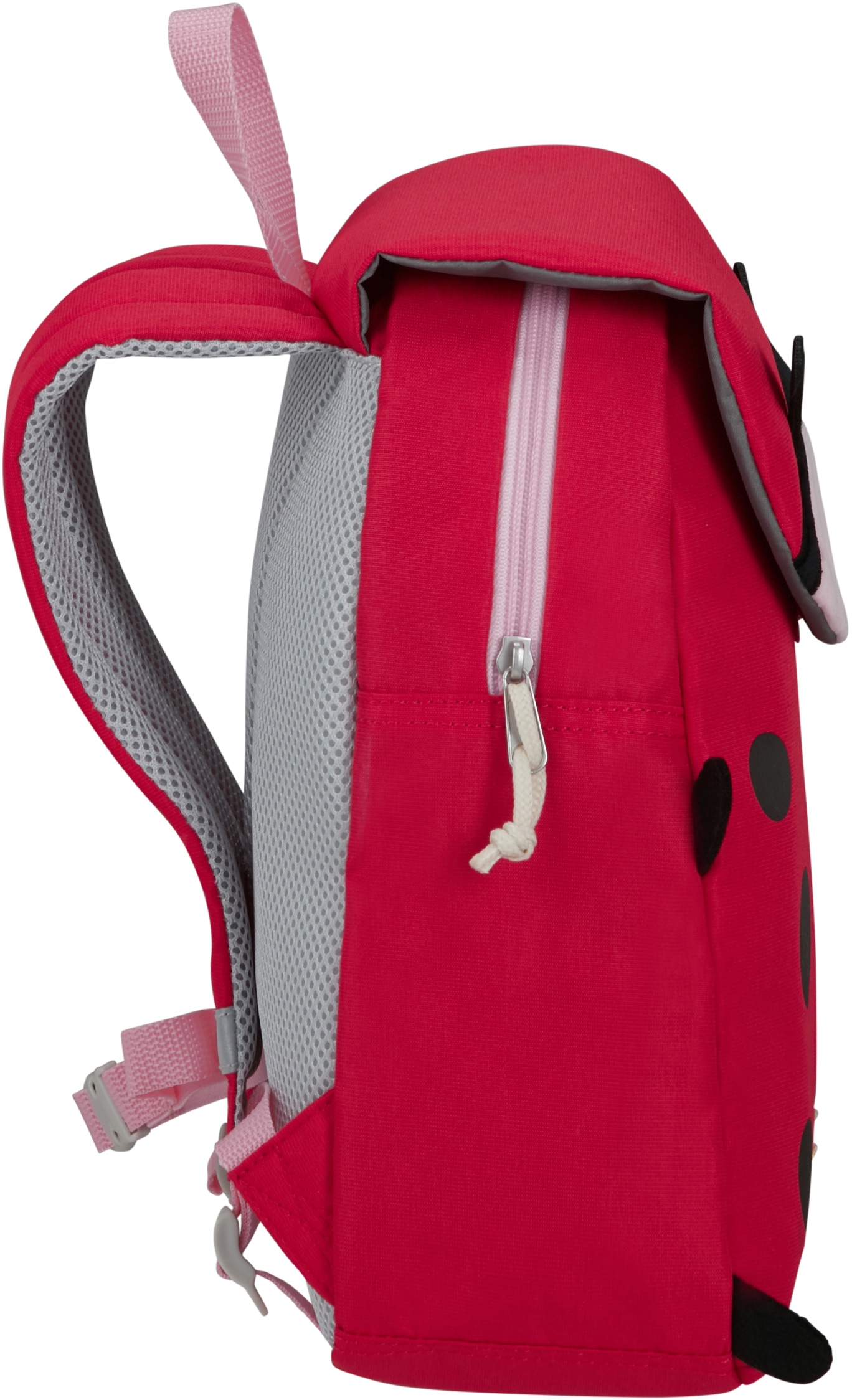 Samsonite Kinderrucksack »Happy Sammies ECO, S+, Ladybug Lally«, reflektierende Details, Kindergartenrucksack Kinderfreizeitrucksack Kinder-Backpack