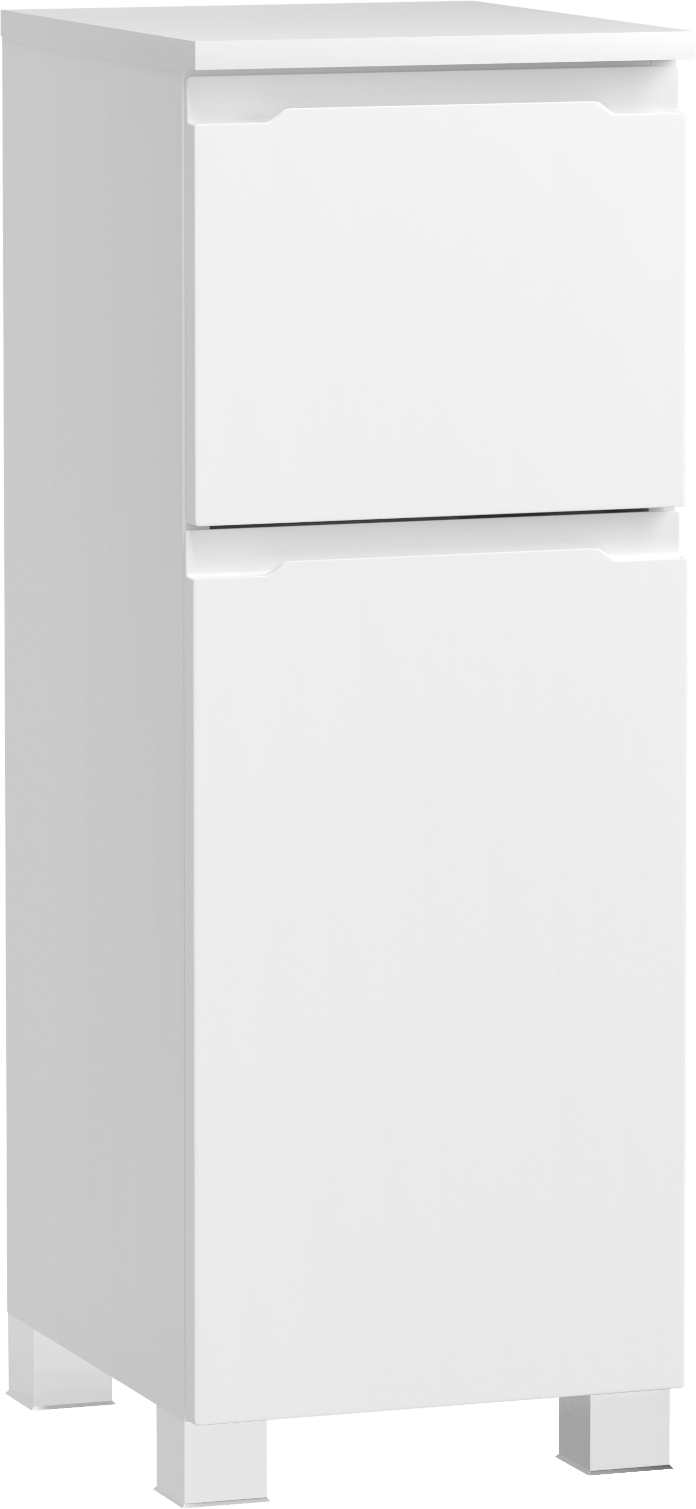 Image of welltime Unterschrank "CABO, gedämpfte Scharniere, Softclose-Auszug" matt weiss, griffloses Design, reversibel