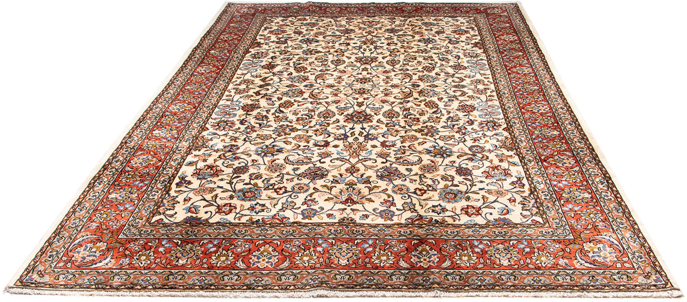 Image of morgenland Orientteppich »Perser - Classic - 298 x 207 cm - beige«, rechteckig, 10 mm Höhe, Wohnzimmer, Handgeknüpft, Einzelstück mit Zertifikat bei Ackermann Versand Schweiz