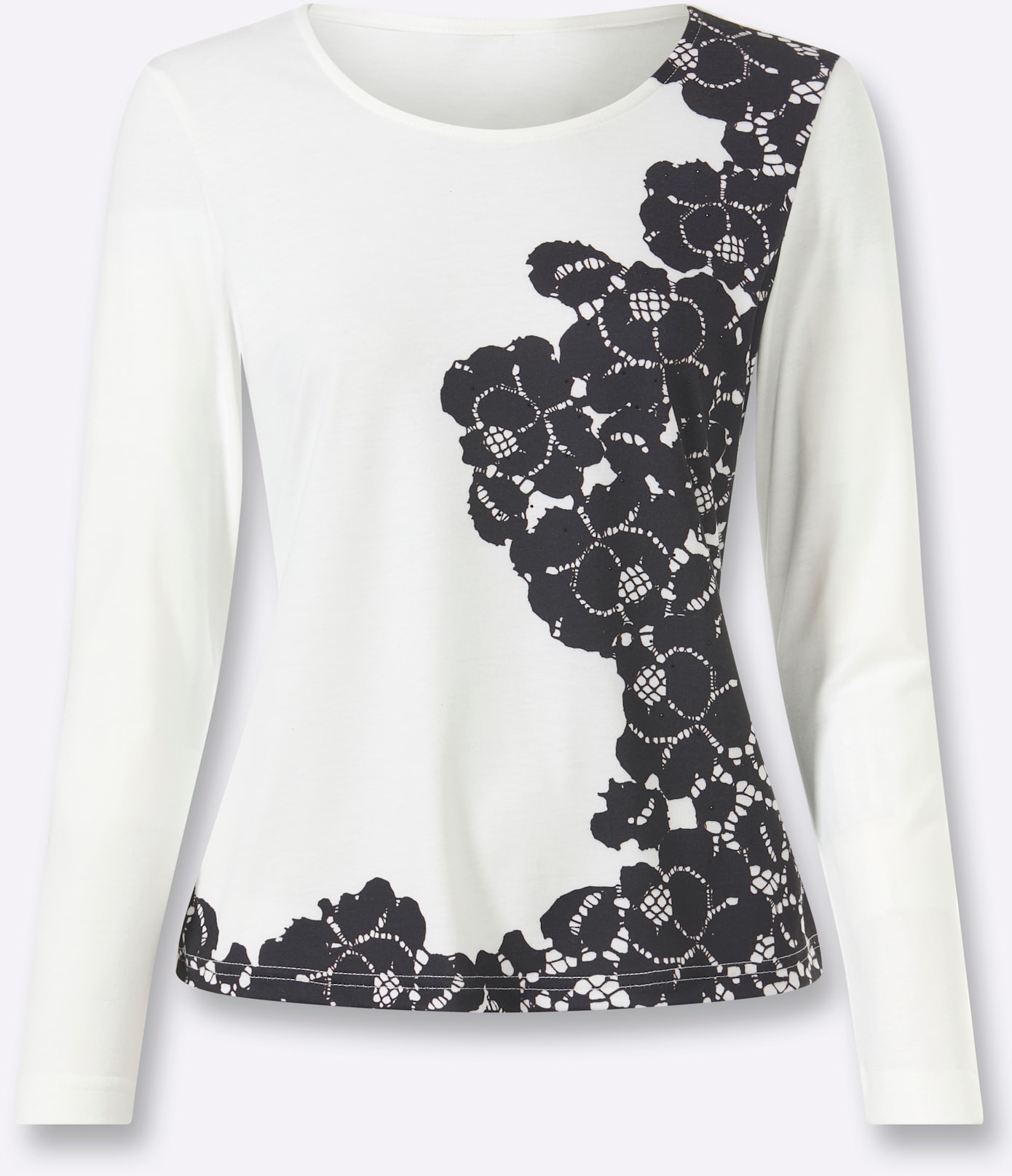 heine Langarmshirt »Druck-Shirt« 1