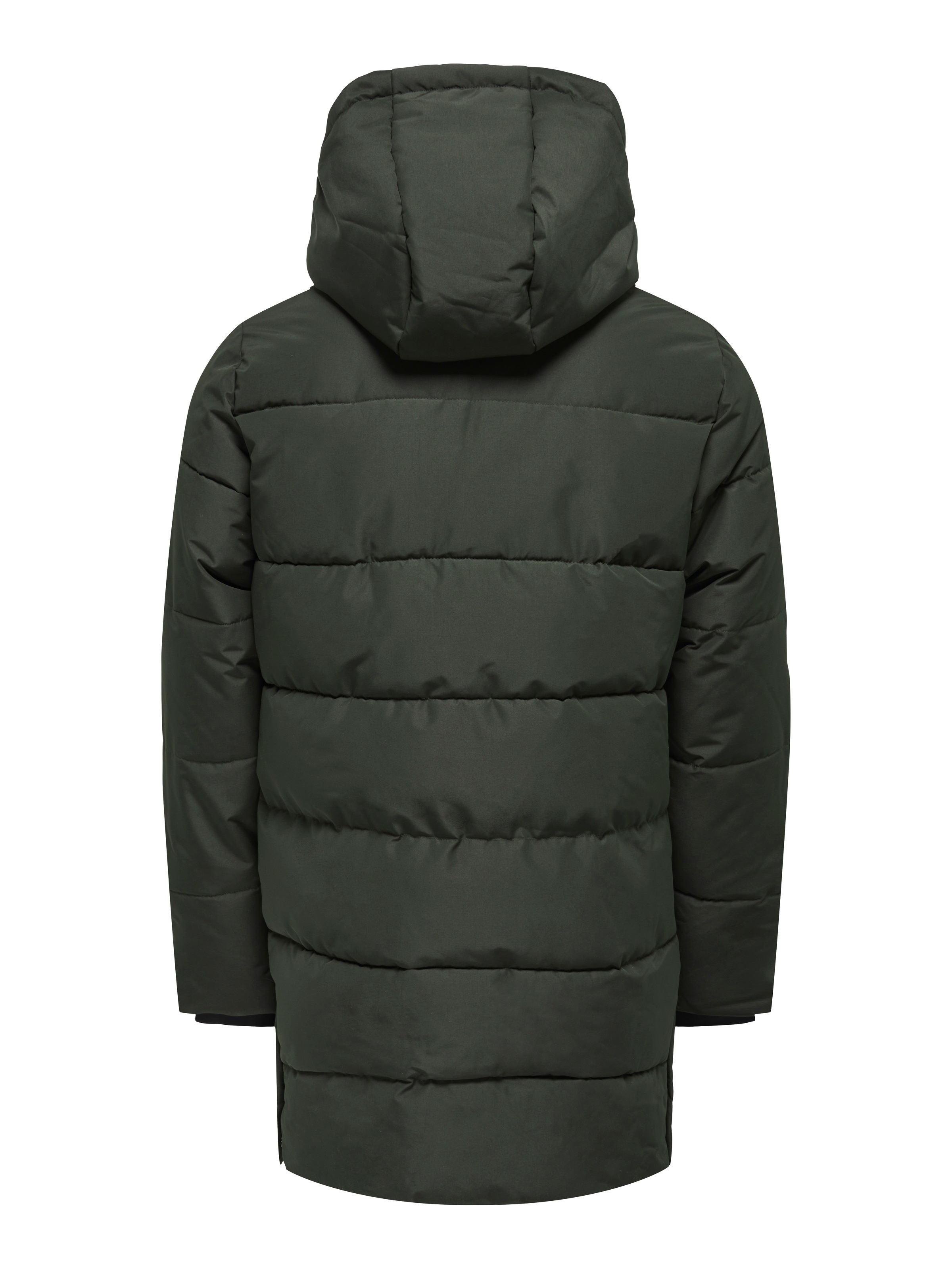 ONLY & SONS Veste matelassée »ONSCARL LIFE LONG QUILTED COAT NOOS OTW« mit Kapuze
