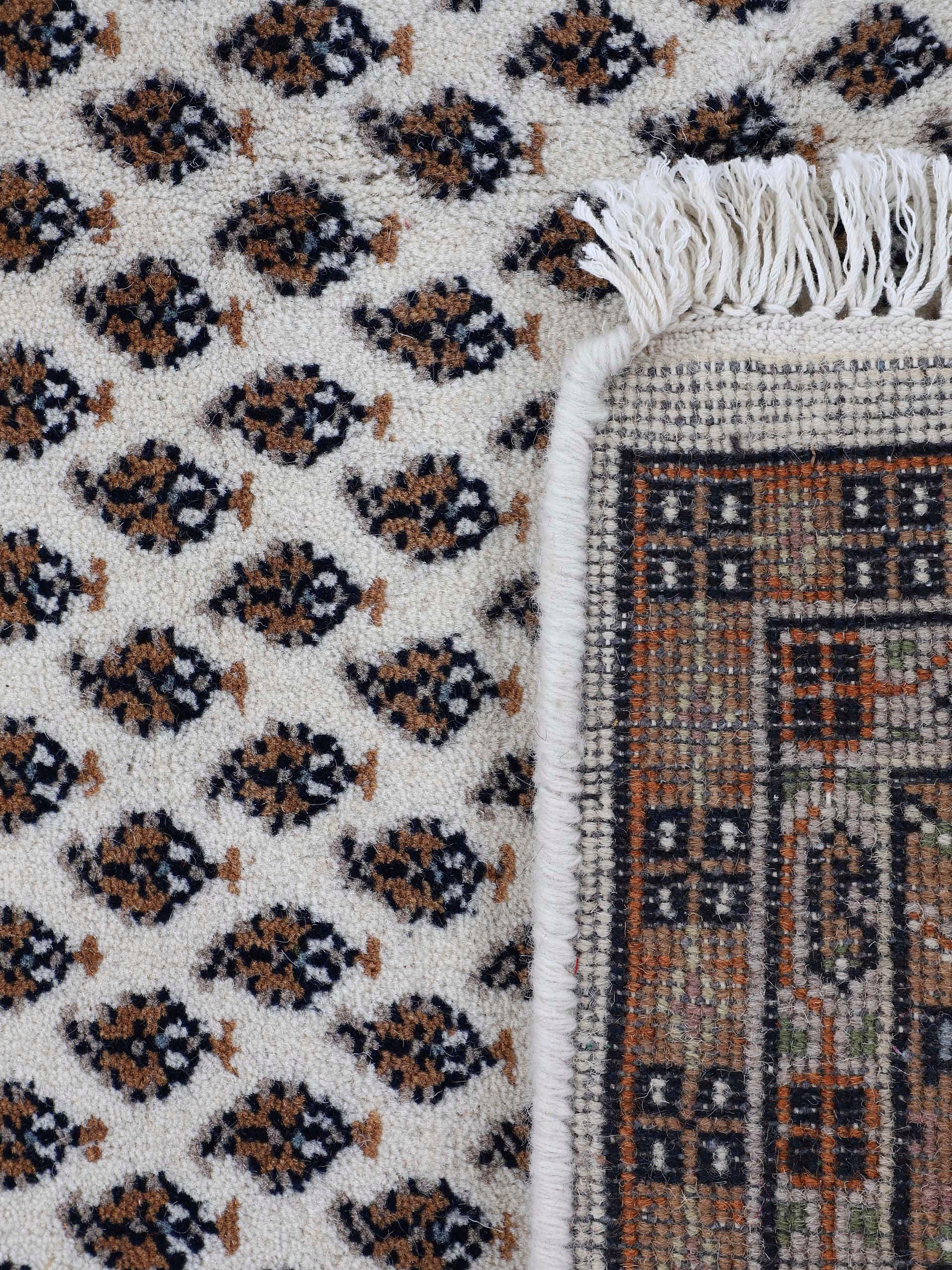 Woven Arts Orientteppich »Orientteppich Mir«, rechteckig, 15 mm Höhe, handgeknüpft, Wohnzimmer, reine Wolle