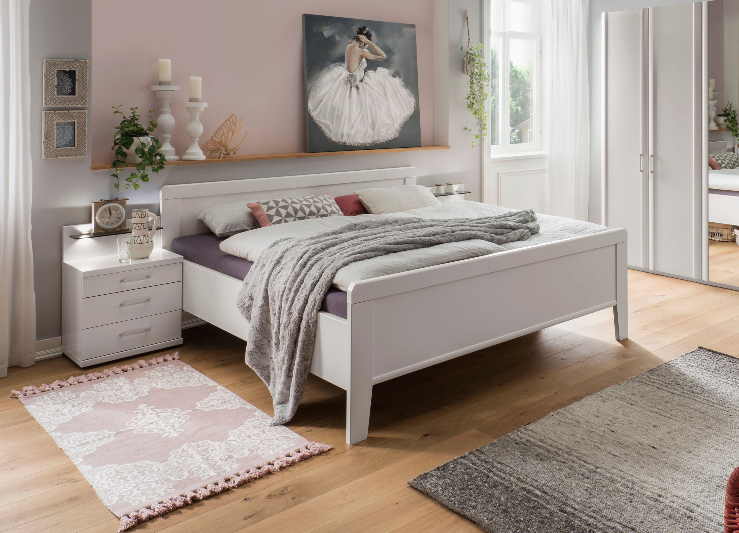 Image of WIEMANN Bett »Bern«, mit Stollenfüsse und Holzkopfteil bei Ackermann Versand Schweiz