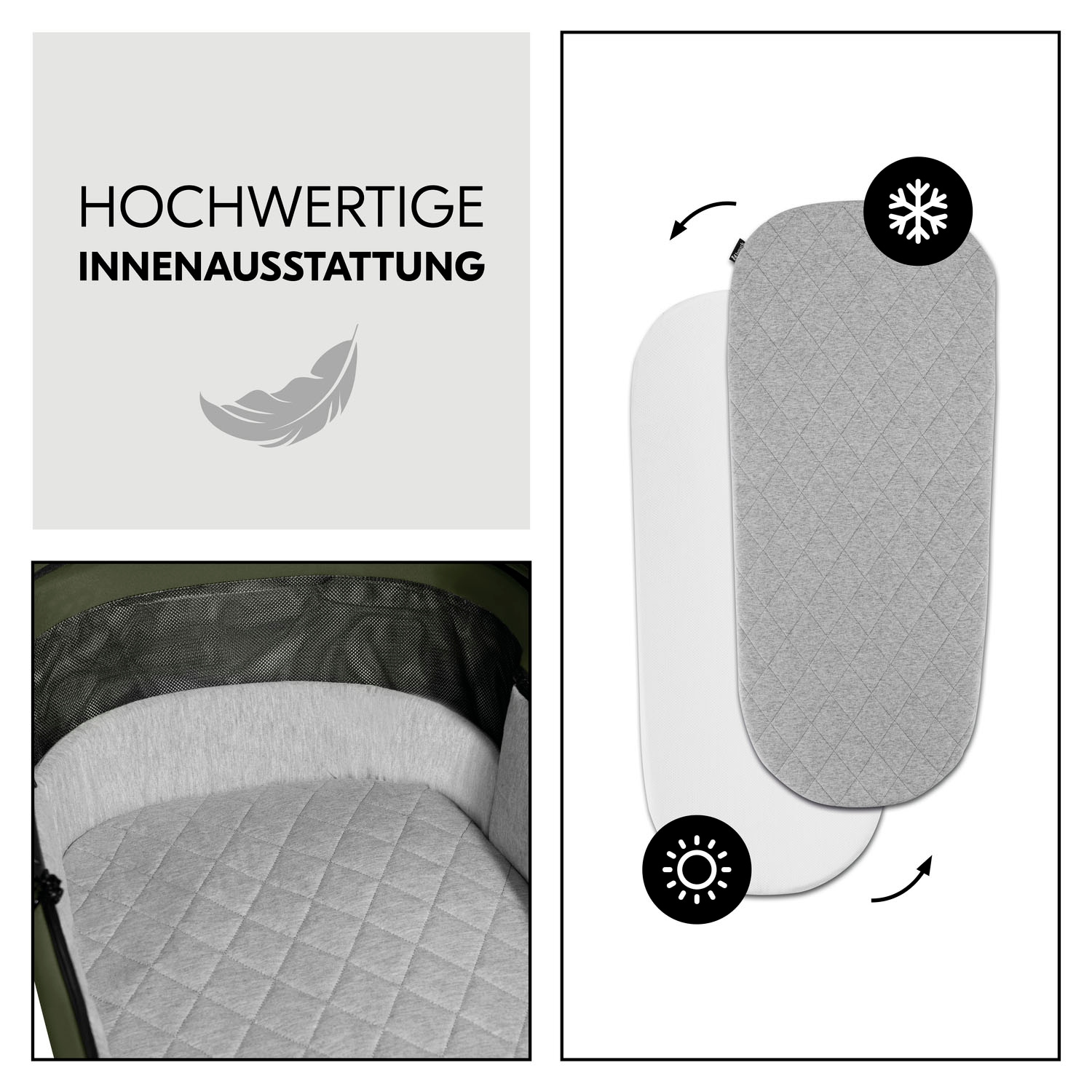 Hauck Poussette combinée »Comfort N Care« 22 kilos Belastbarkeit bis 22 kg