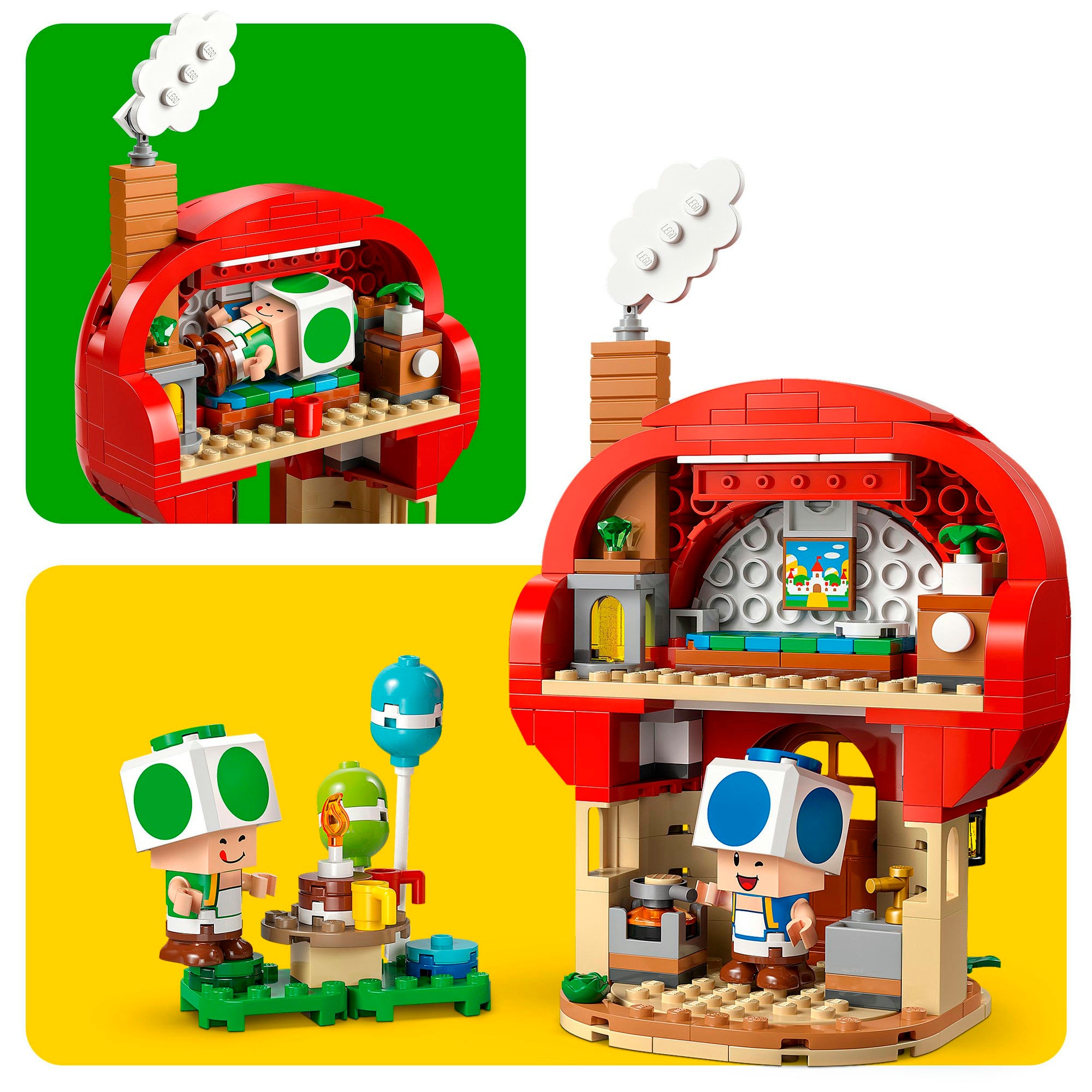 LEGO® Pions de construction »Party beim Toad-Haus (72041), LEGO Super Mario« Made in Europe
