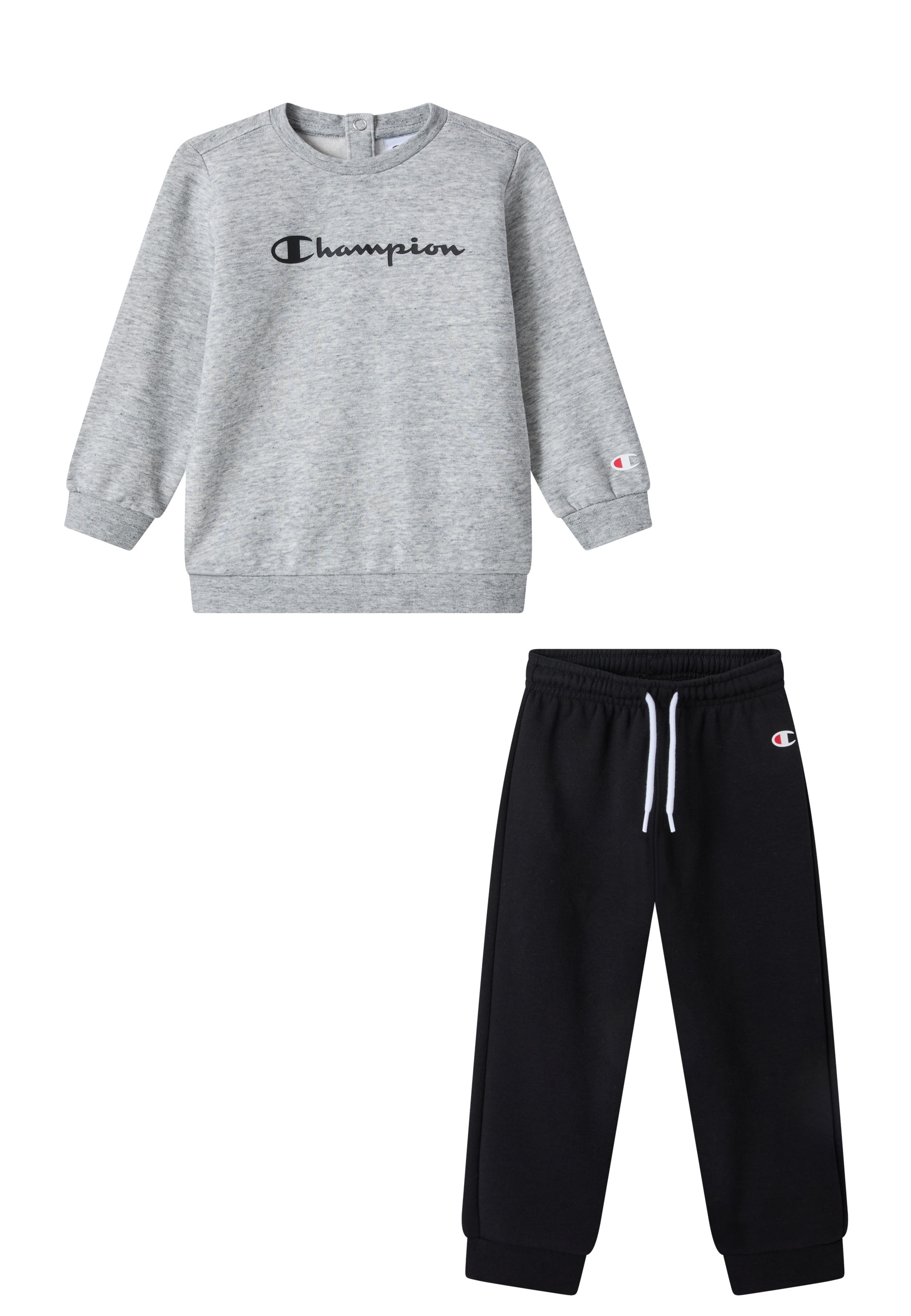 Image of Champion Jogginganzug "SPORTWEAR CREWNECK SWEATSUITS Standard Fit" 2 für Babys, zweiteiliges Set, aus Baumwolle und Polyester
