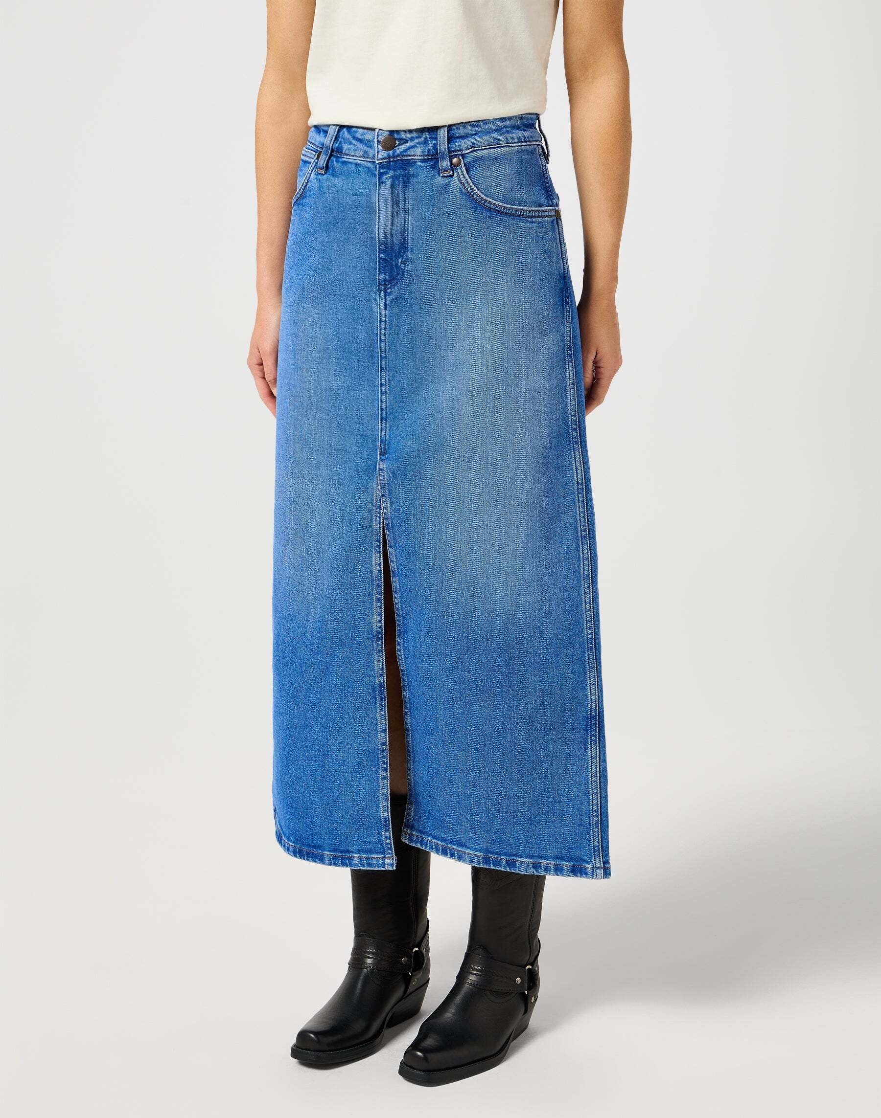 Jeansrock »Wrangler Jeansrock Denim Maxi Skirt«