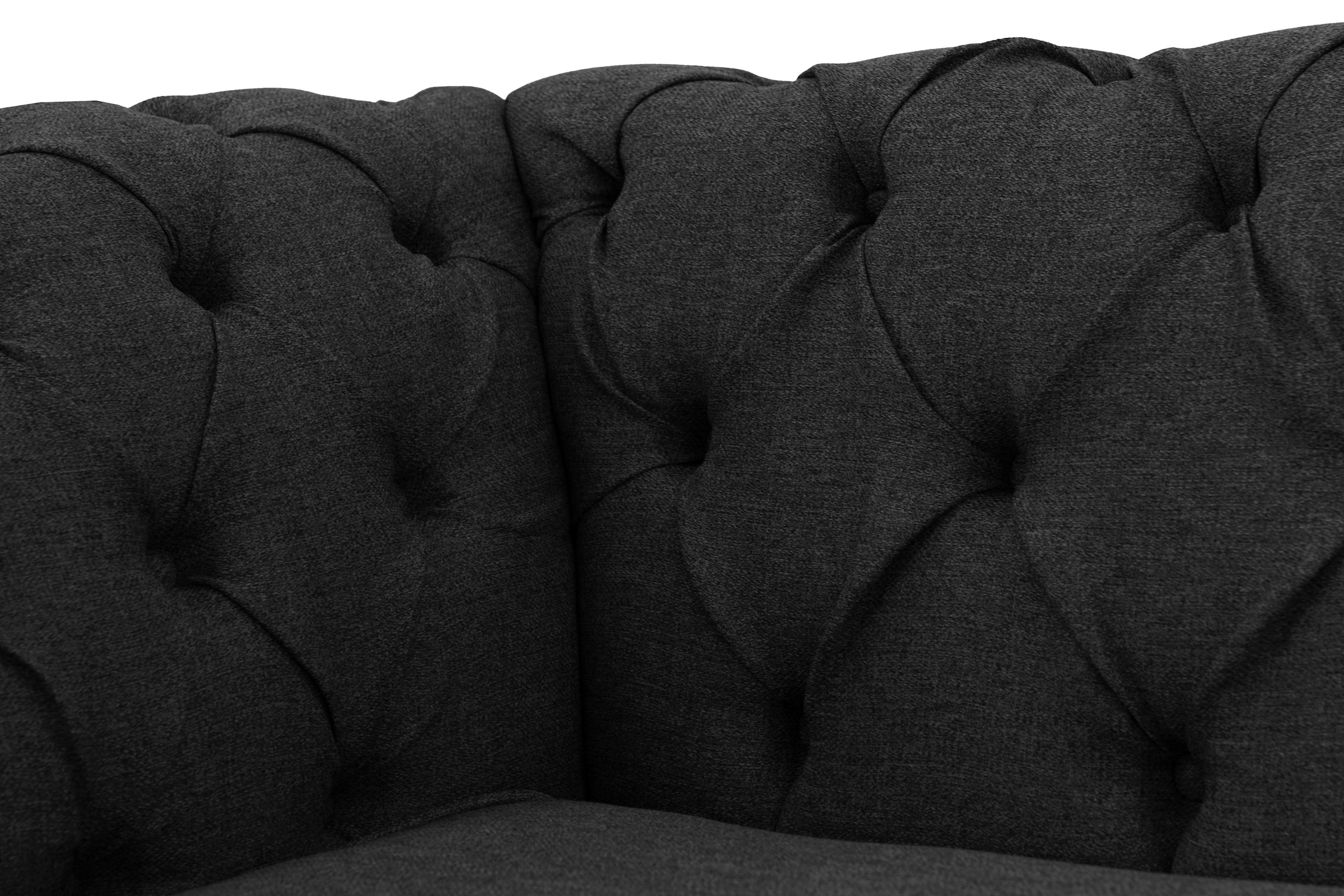 Home affaire Sessel »Newport modernes Chesterfield«, mit Knopfheftung im Rücken, Keder und feinen Armlehnen