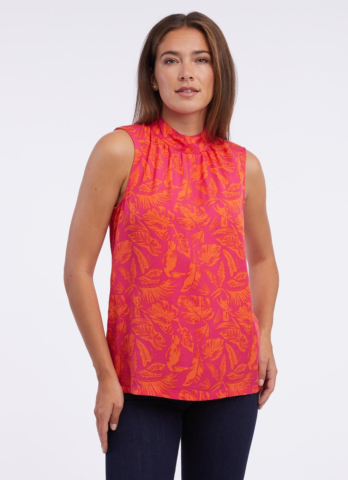 Ragwear Neckholdertop »ANGYC PRINT TOP ORG«, mit Neckholder Ausschnitt im Relax Fit