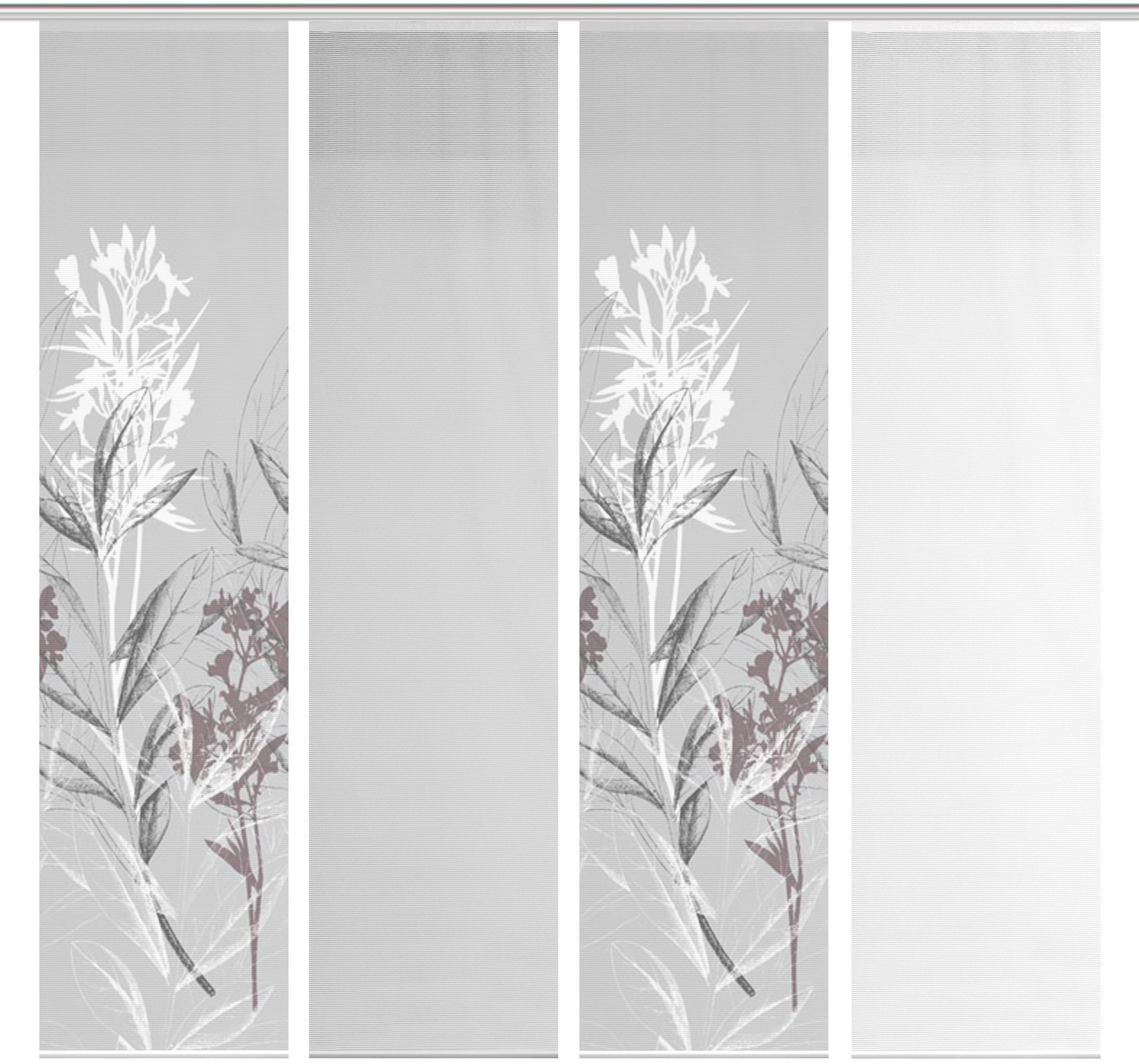 Image of Vision S Schiebegardine »4ER SET SEMORA«, (4 St.), HxB: 260x60, Schiebevorhang 4er Set Digitaldruck bei Ackermann Versand Schweiz