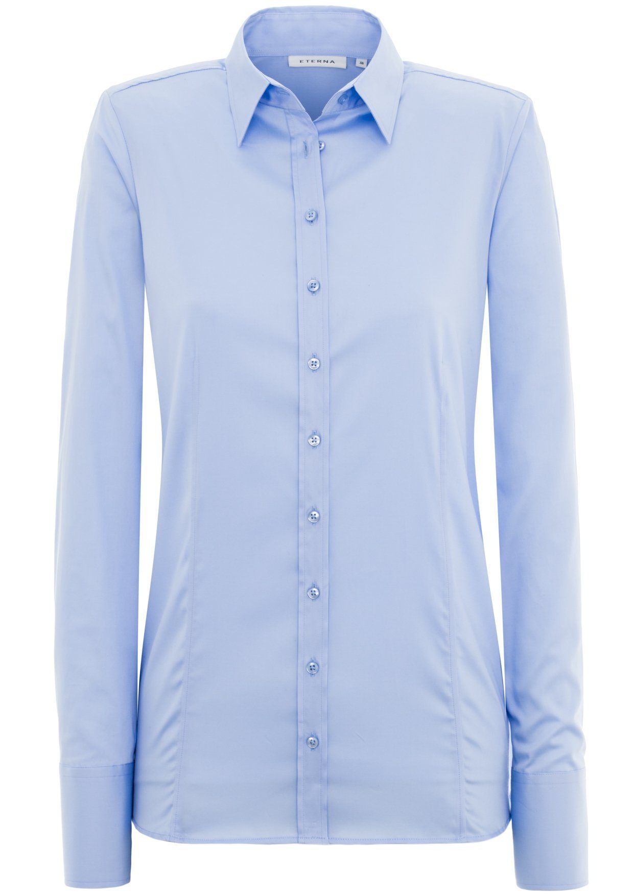 Langarm Bluse für grosse Frauen »COMFORT FIT unifarben«