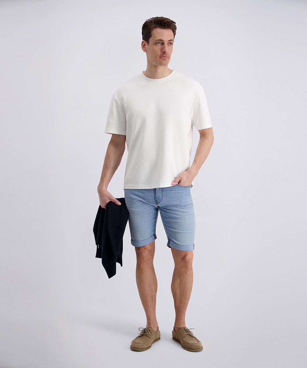 Pierre Cardin Bermuda »Jeans Shorts Sisteron«  coupe régulière, pour un look décontracté, en mélange de coton
