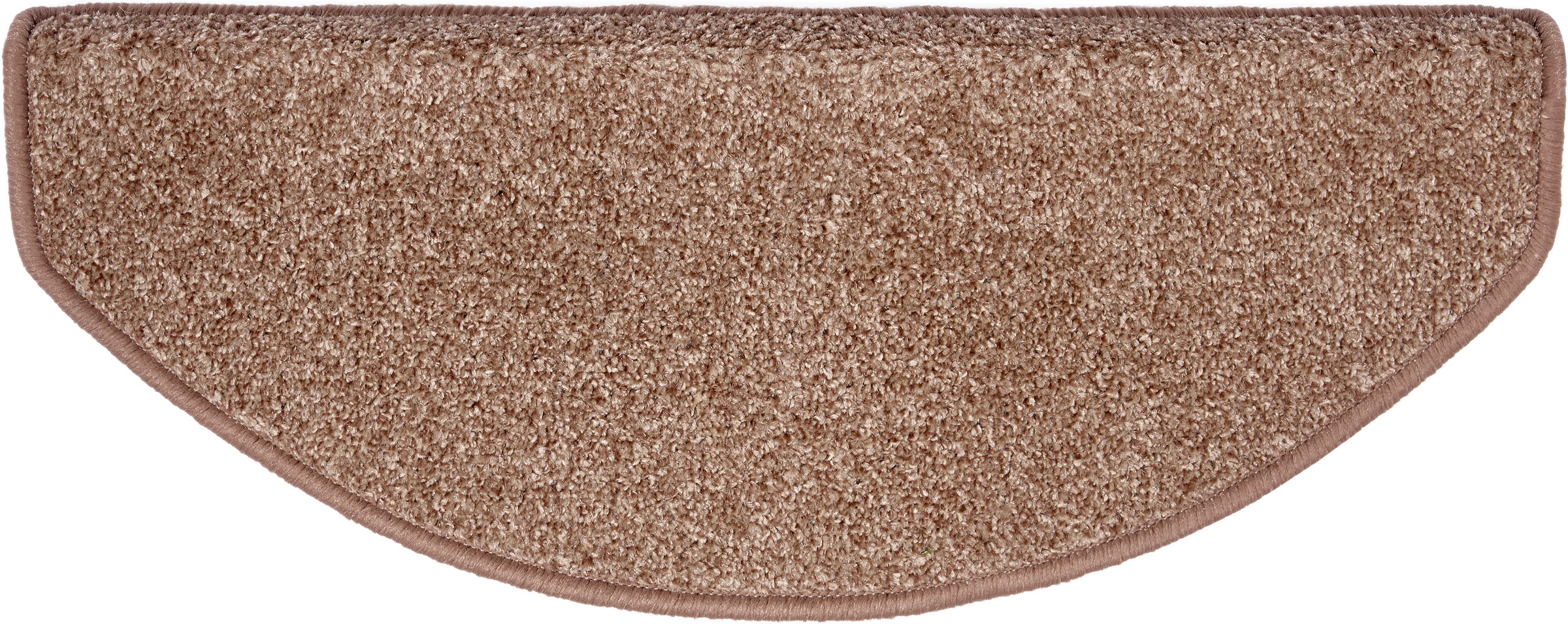 Hanse Home Exclusiv Stufenmatte "Liberty" halbrund 7 mm Höhe Uni, robust, kräftige Farben, Meliert, Treppe, Gekettelt, 15 er Set