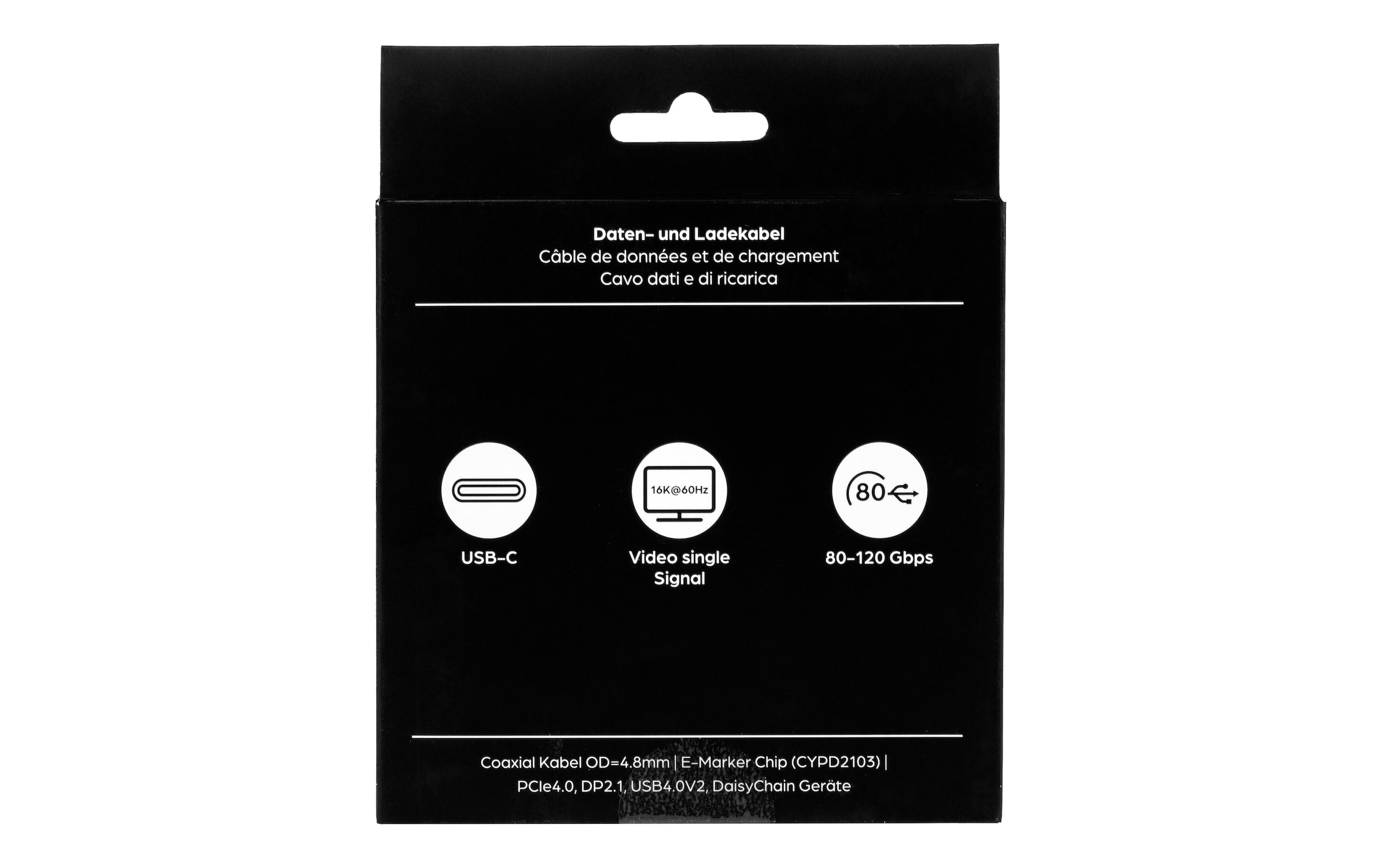 onit USB-Kabel »USB C - USB C 2 m«, 200 cm
