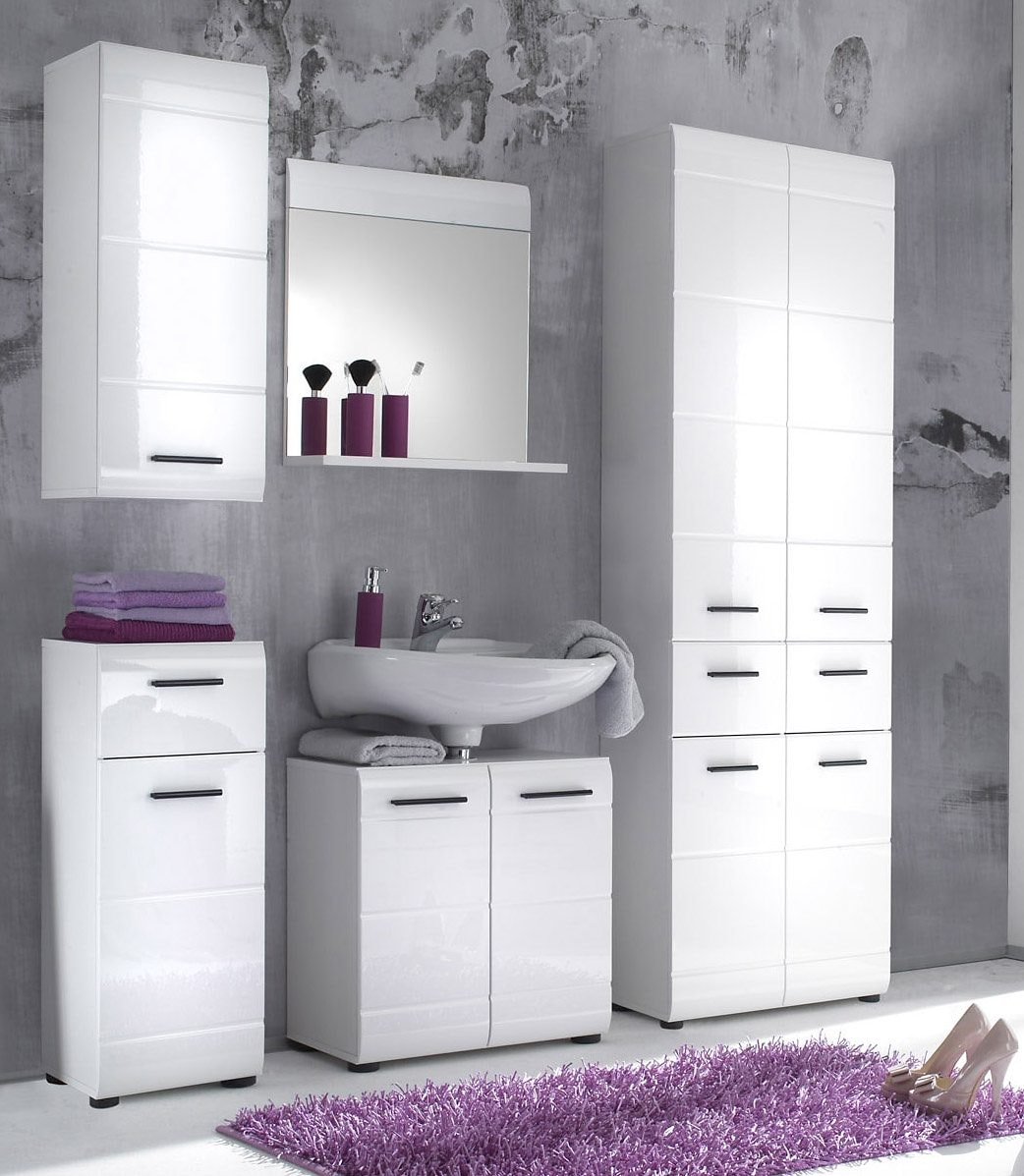 INOSIGN Unterschrank »Sovana«, Badkommode mit Hochglanzfront und 1 Schublade - (B/T/H) 30/31/80 cm
